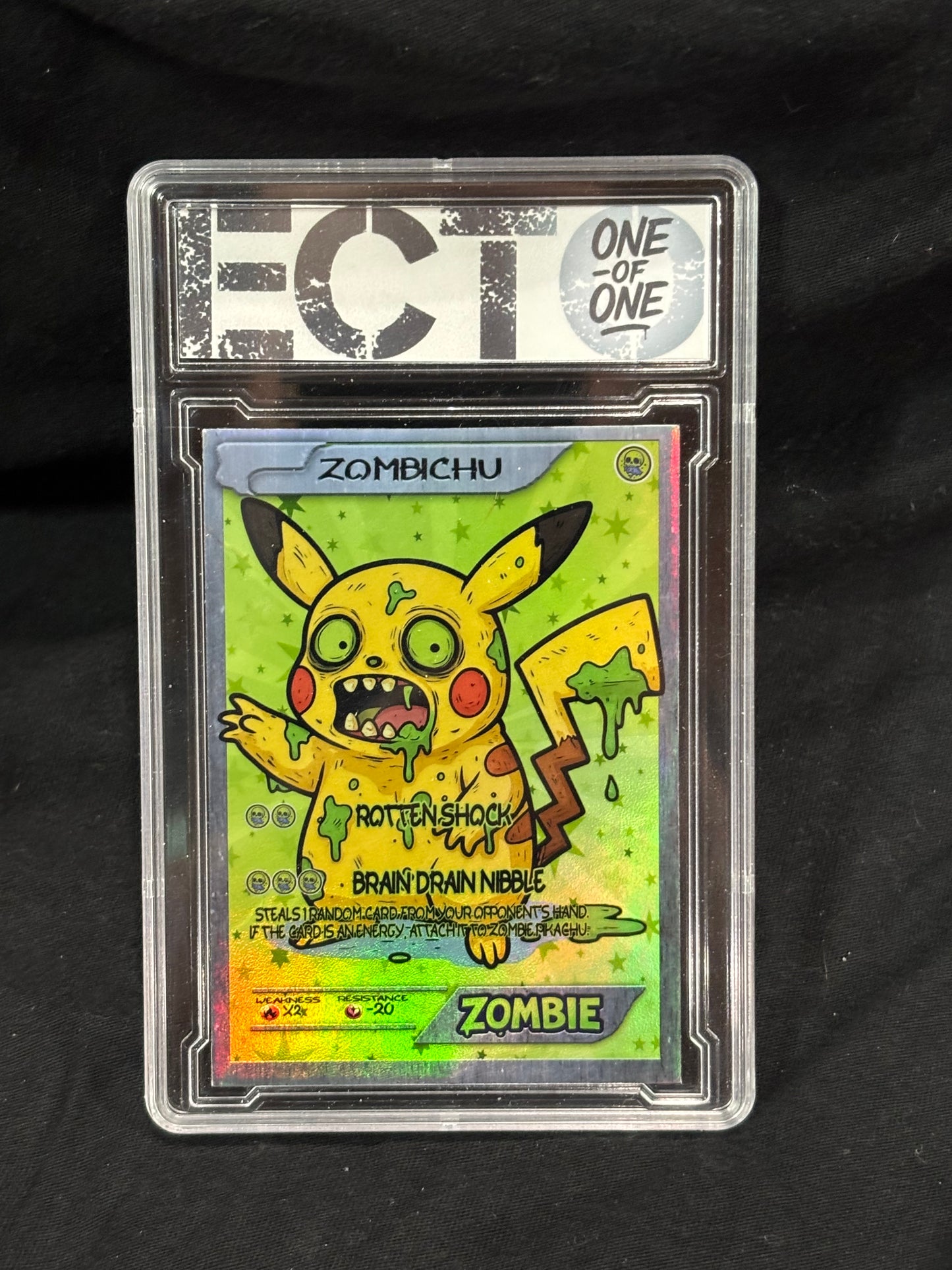 Zombichu – Ecto Horror Parody Card Set (1/1 Variants – Signed + Slabbed)