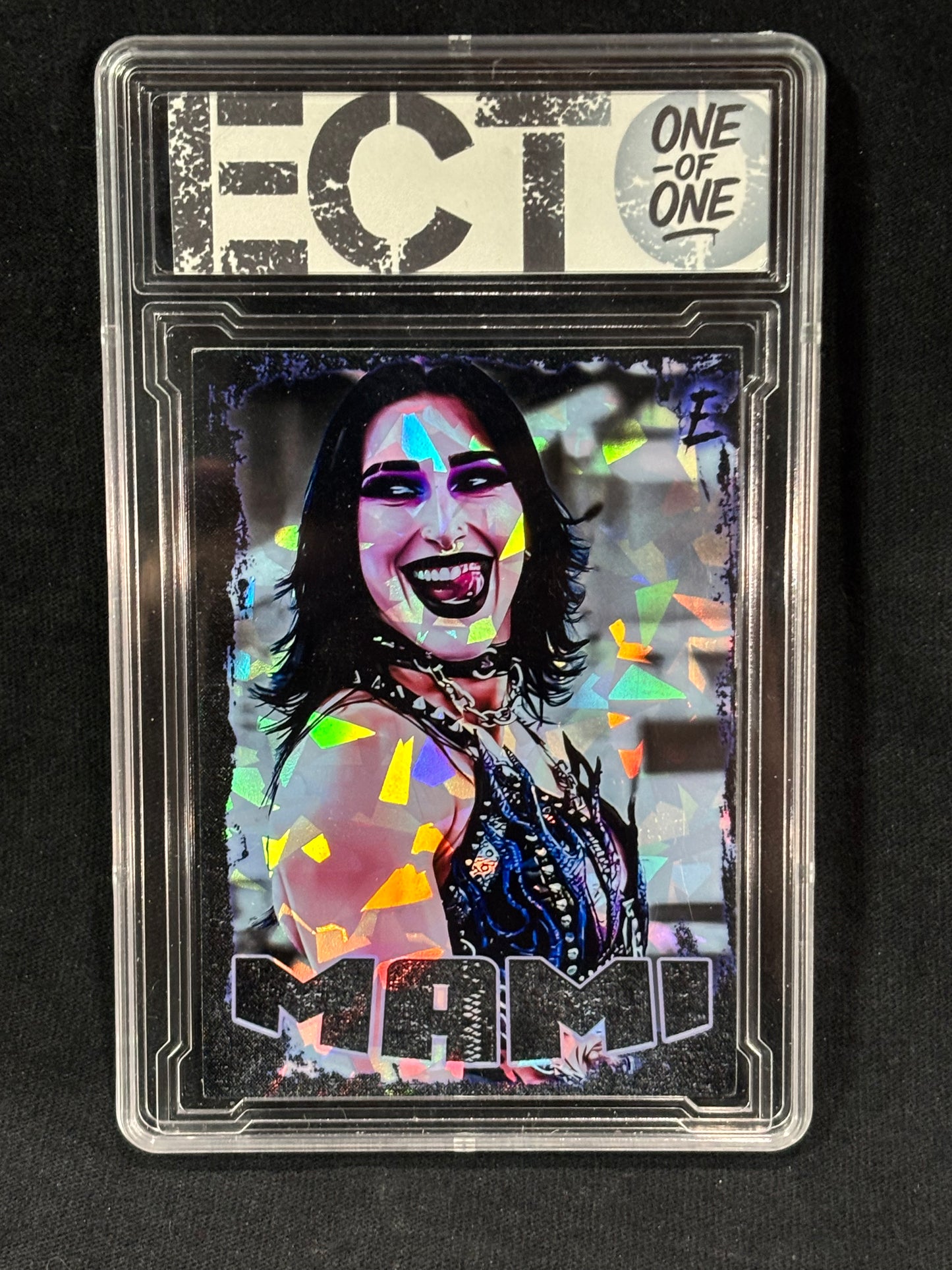 MAMI – "Cracked Ice Holofoil 1/1 Set" – (Ecto Selecto Custom Wrestling Cards)