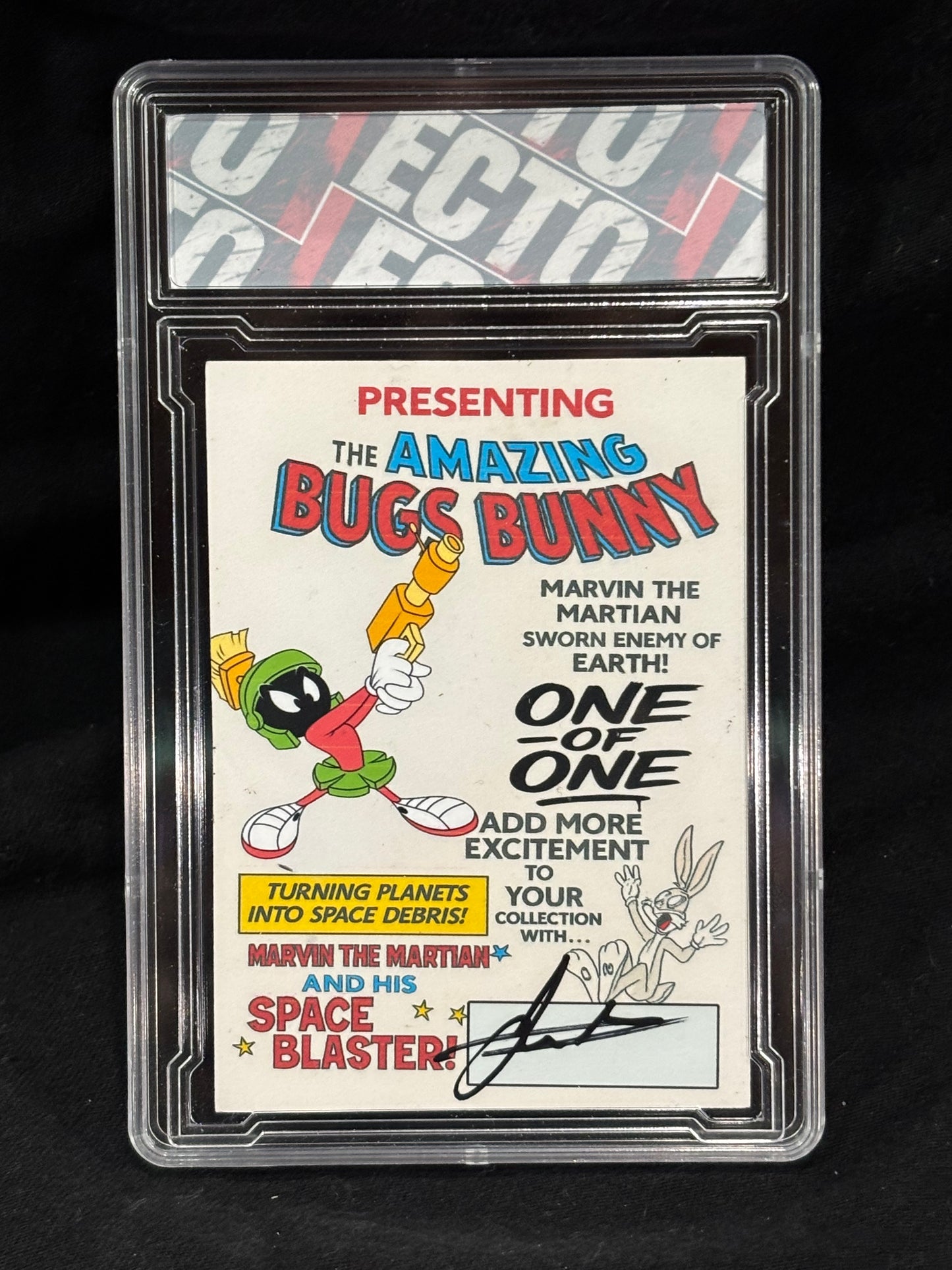 The Amazing Bugs Bunny x Marvin the Martian – Ecto Comics Tribute Card – Limited 1/1 Variants (Signed + Slabbed)