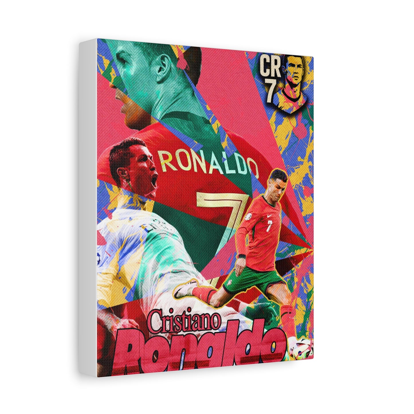 Cristiano Ronaldo Canvas Print – CR7 Tribute Edition