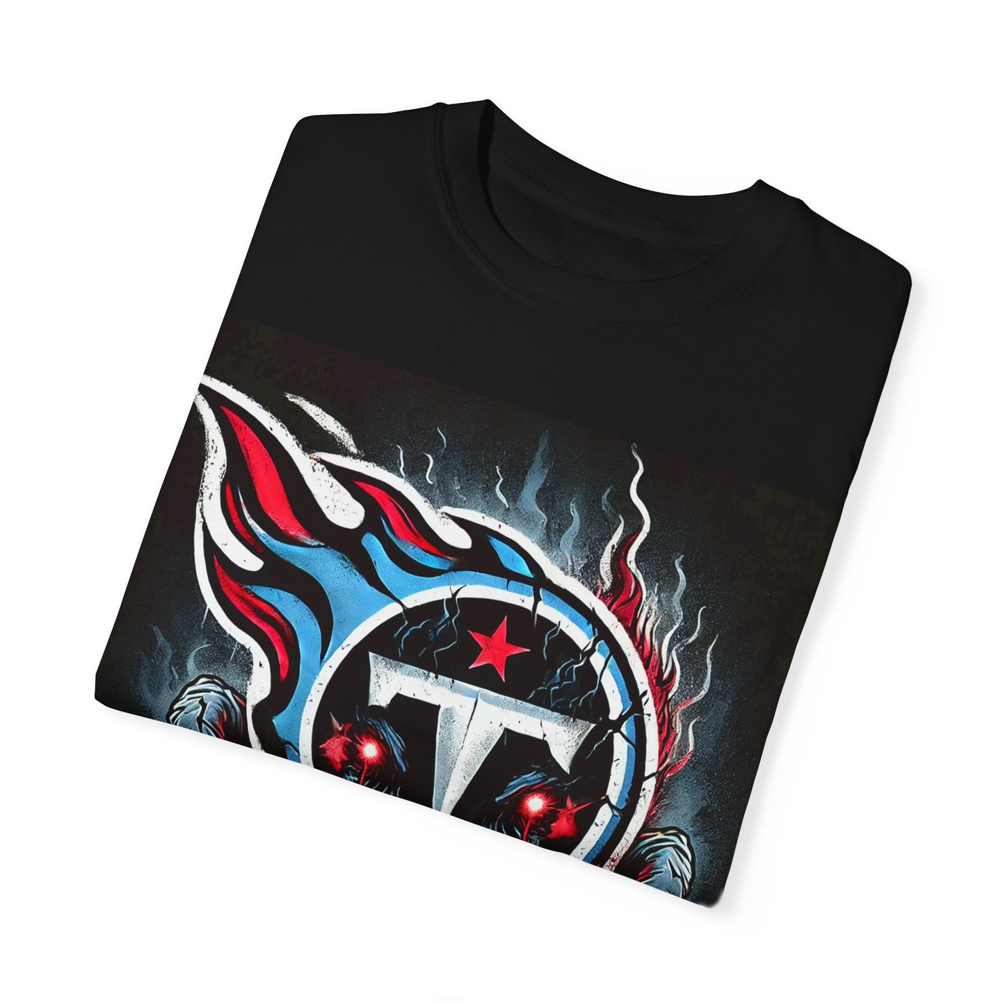 Horror Tennesse Titan Monster T-Shirt - Dark Fantasy Football Warrior Design