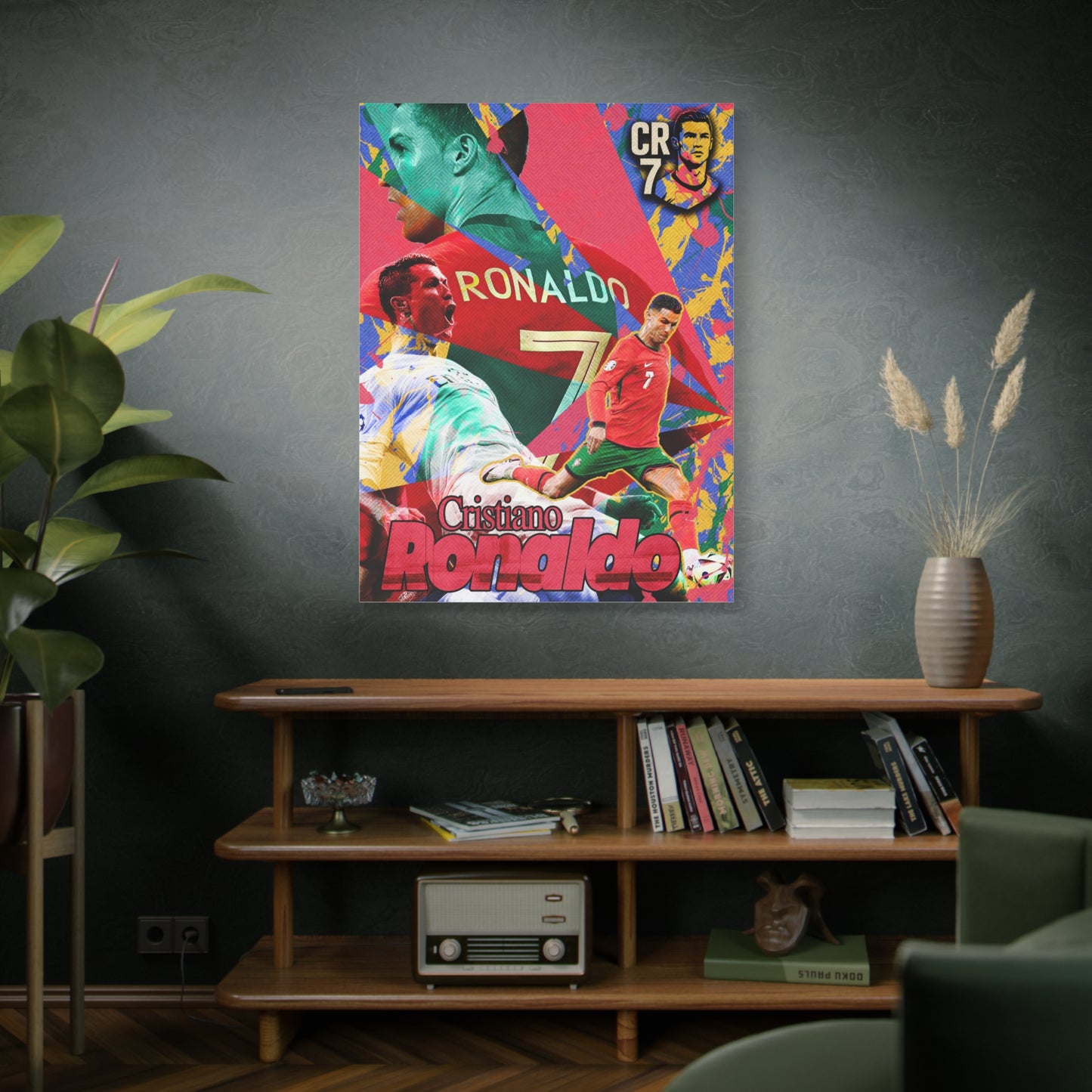 Cristiano Ronaldo Canvas Print – CR7 Tribute Edition