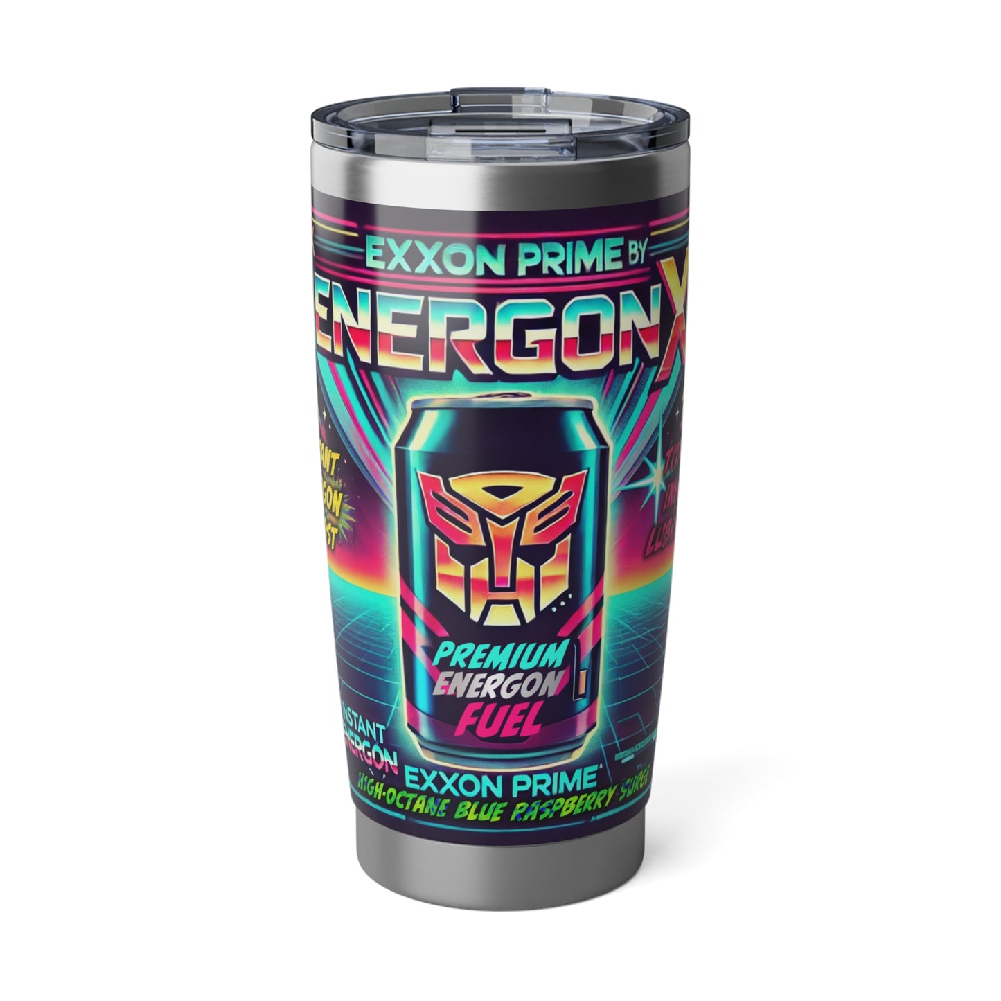 Energon X Retro Tumbler - 80s Transformers-Inspired Drinkware!