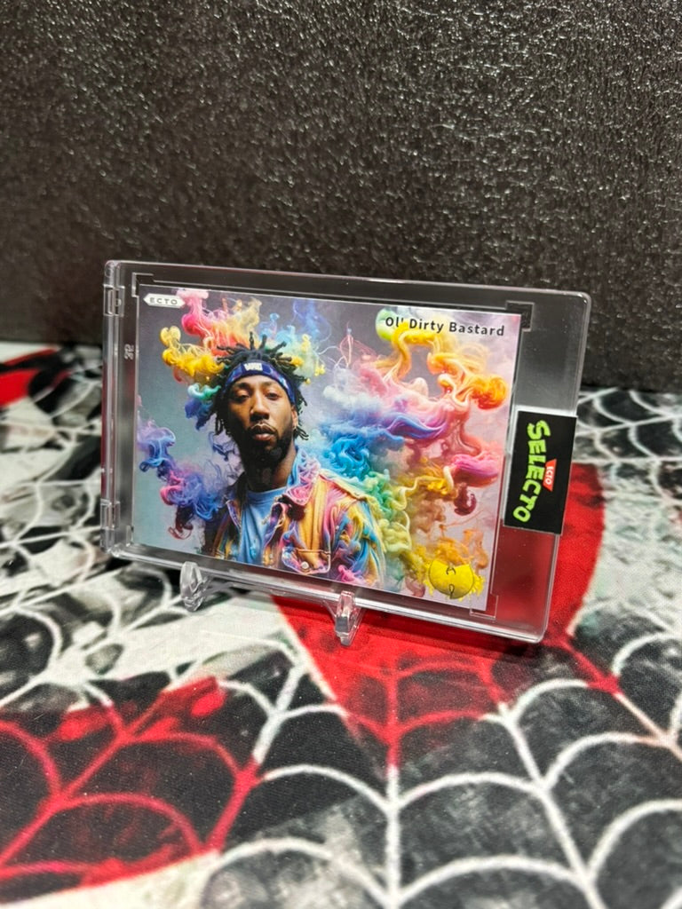 Ol’ Dirty Bastard "COLORBLAST" Custom Trading Card – Wu-Tang’s Wildest in Stunning Art! 🎤🔥