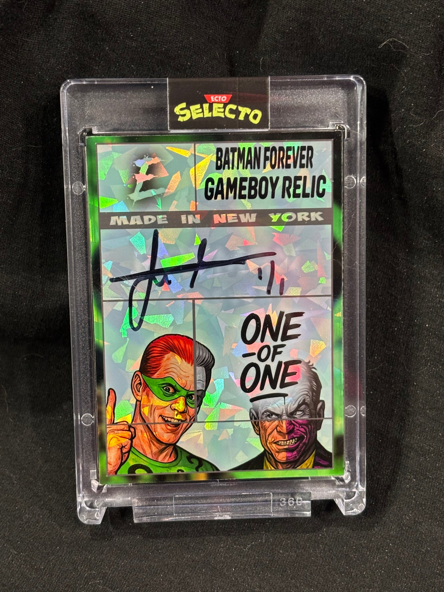 Batman Forever – "Riddler & Two-Face Game Boy Relic Set" – (Ecto Selecto 1/1)