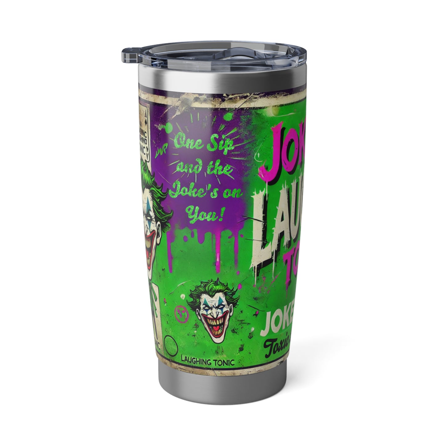 Custom Joker's Laughing Tonic Tumbler - Gotham's Wildest Drink!