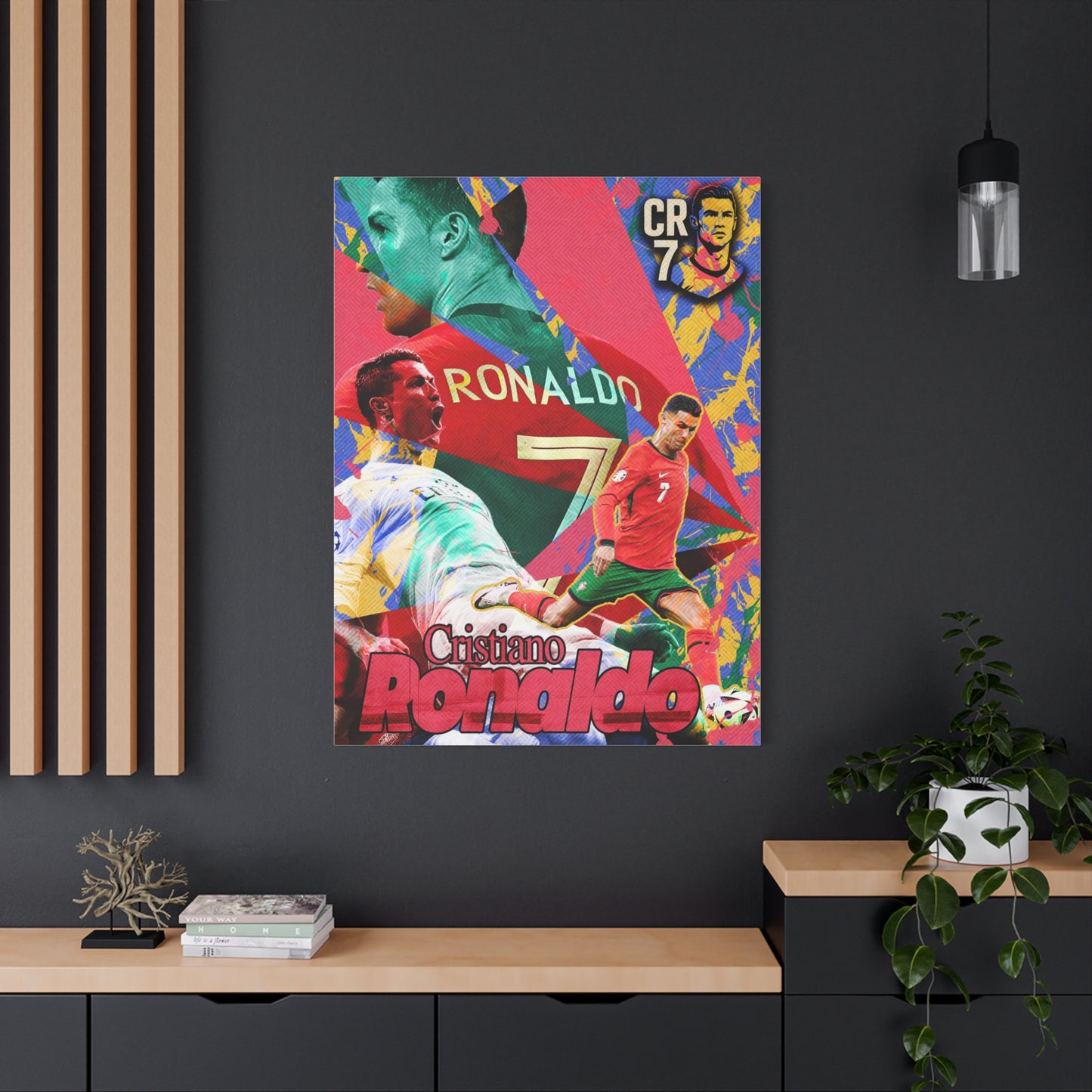 Cristiano Ronaldo Canvas Print – CR7 Tribute Edition