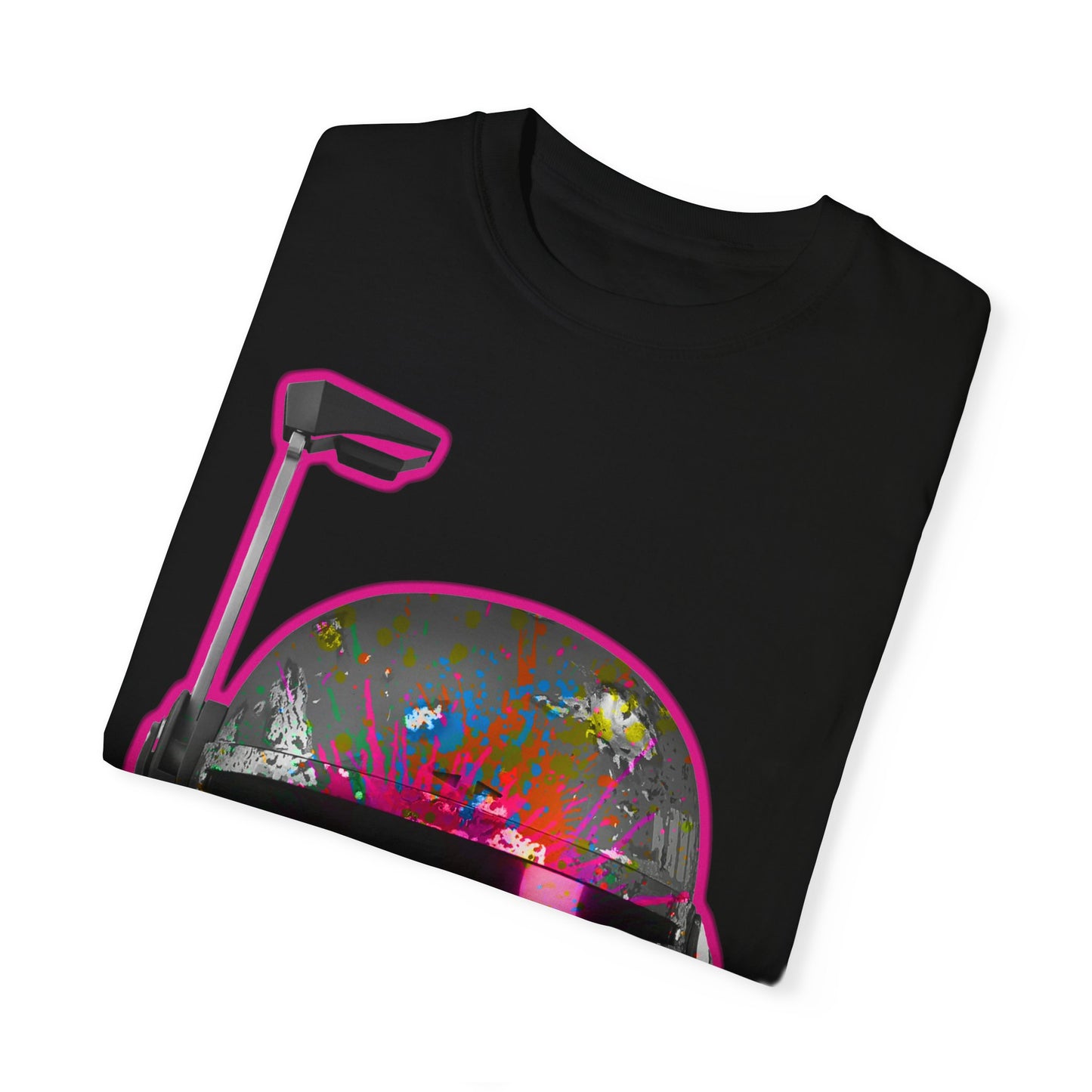 Mandalorian Splatter Art T-Shirt – Custom Design