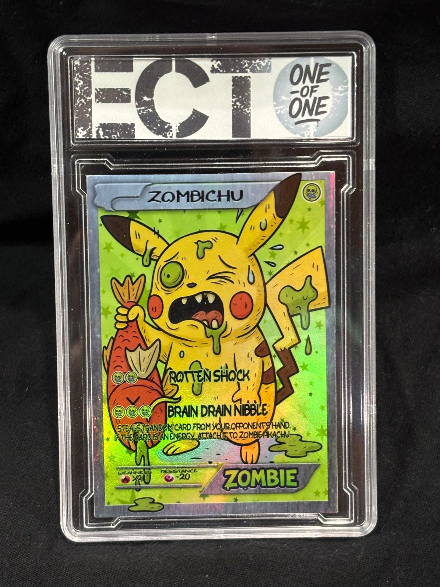 Zombichu – Ecto Horror Parody Card Set (1/1 Variants – Signed + Slabbed)