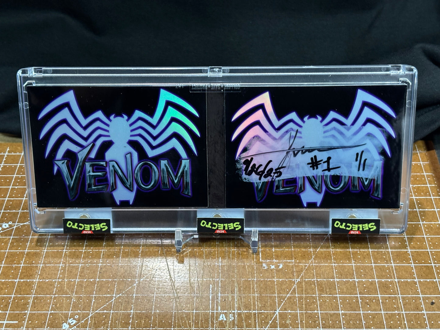 Venom – "Symbiote’s Wrath" – 1/1 Booklet Card (Ecto Selecto)