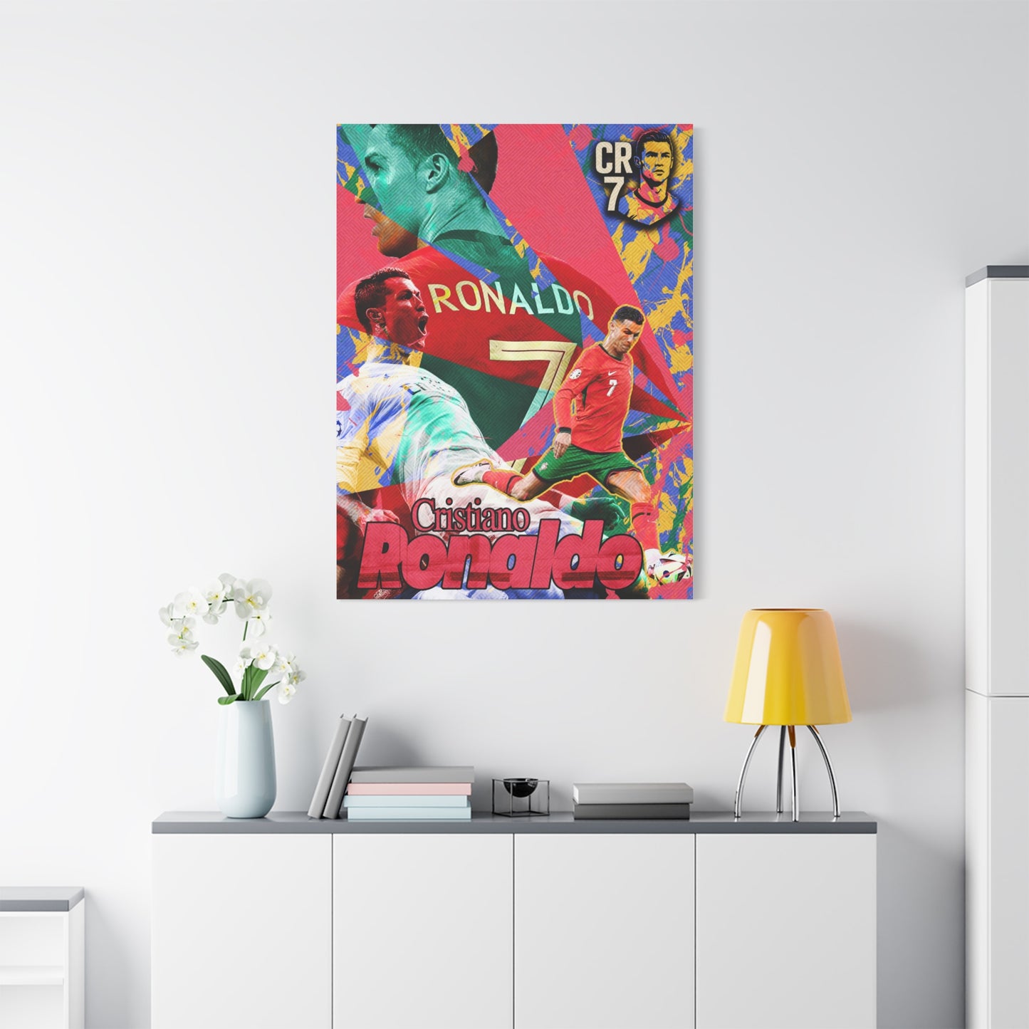 Cristiano Ronaldo Canvas Print – CR7 Tribute Edition