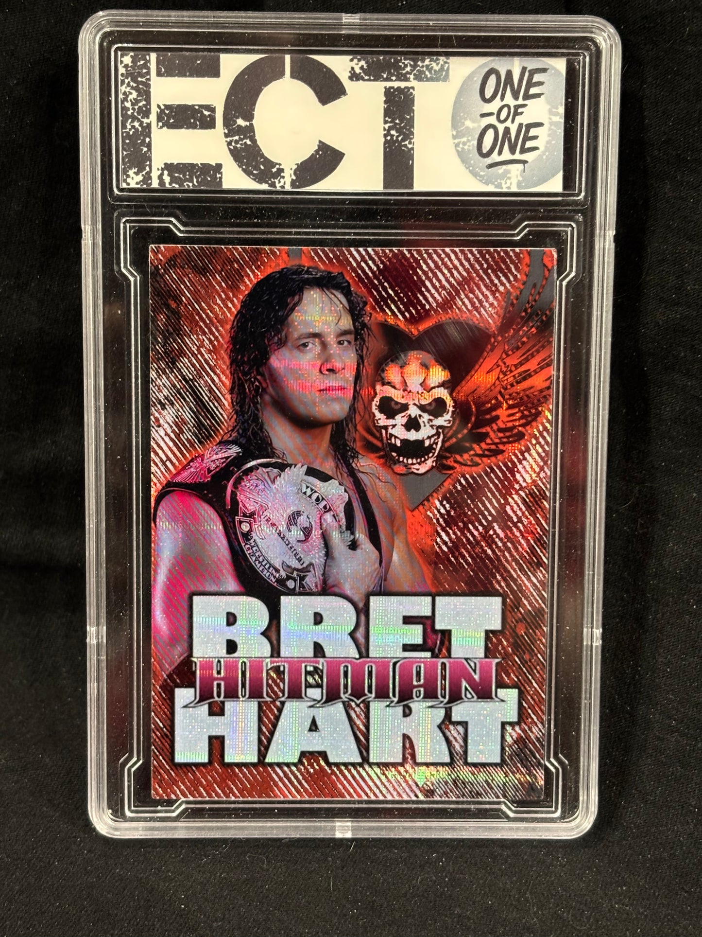 Bret Hart – "WWF King of the Ring Relic Set" – (Ecto Selecto 8x10 Print / Slabbed Card)