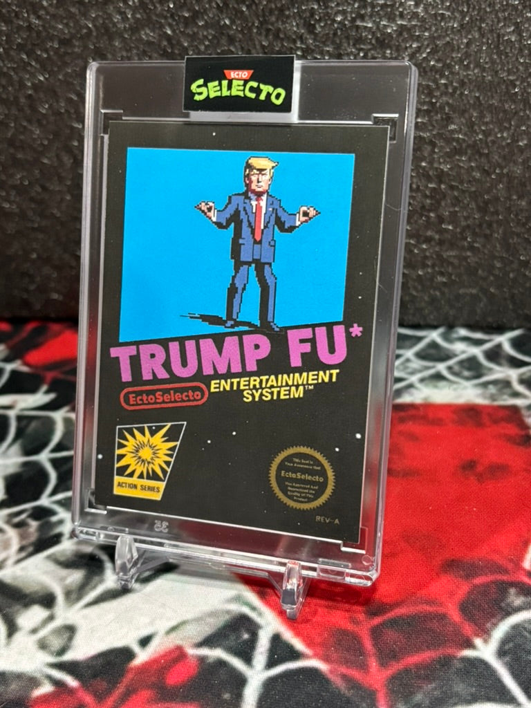 Donald Trump NES "Kung Fu" Parody Custom Trading Card – Limited Edition