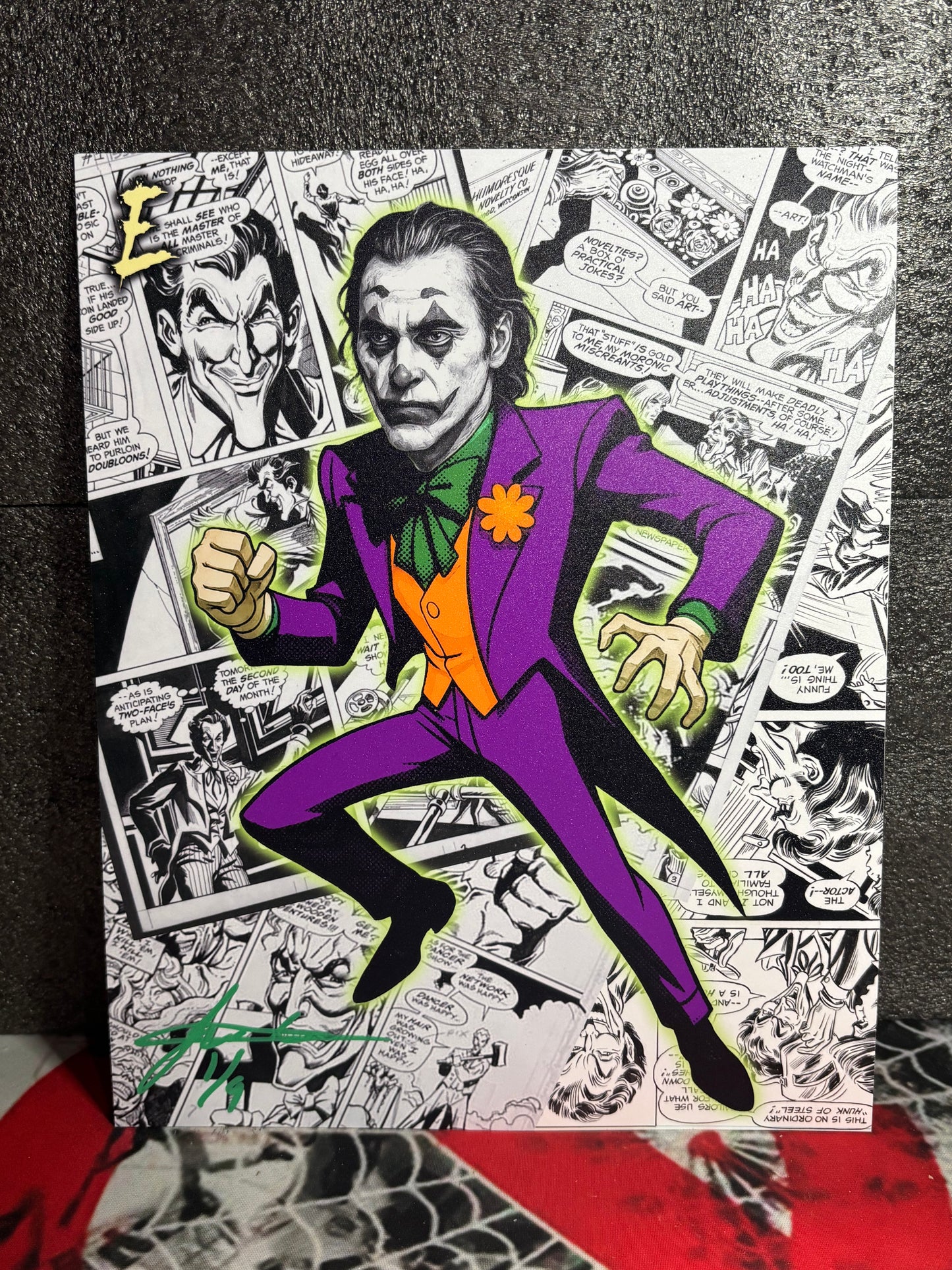 Comic Relief - 8x10 Signed Art Print /9 (Luster Paper)