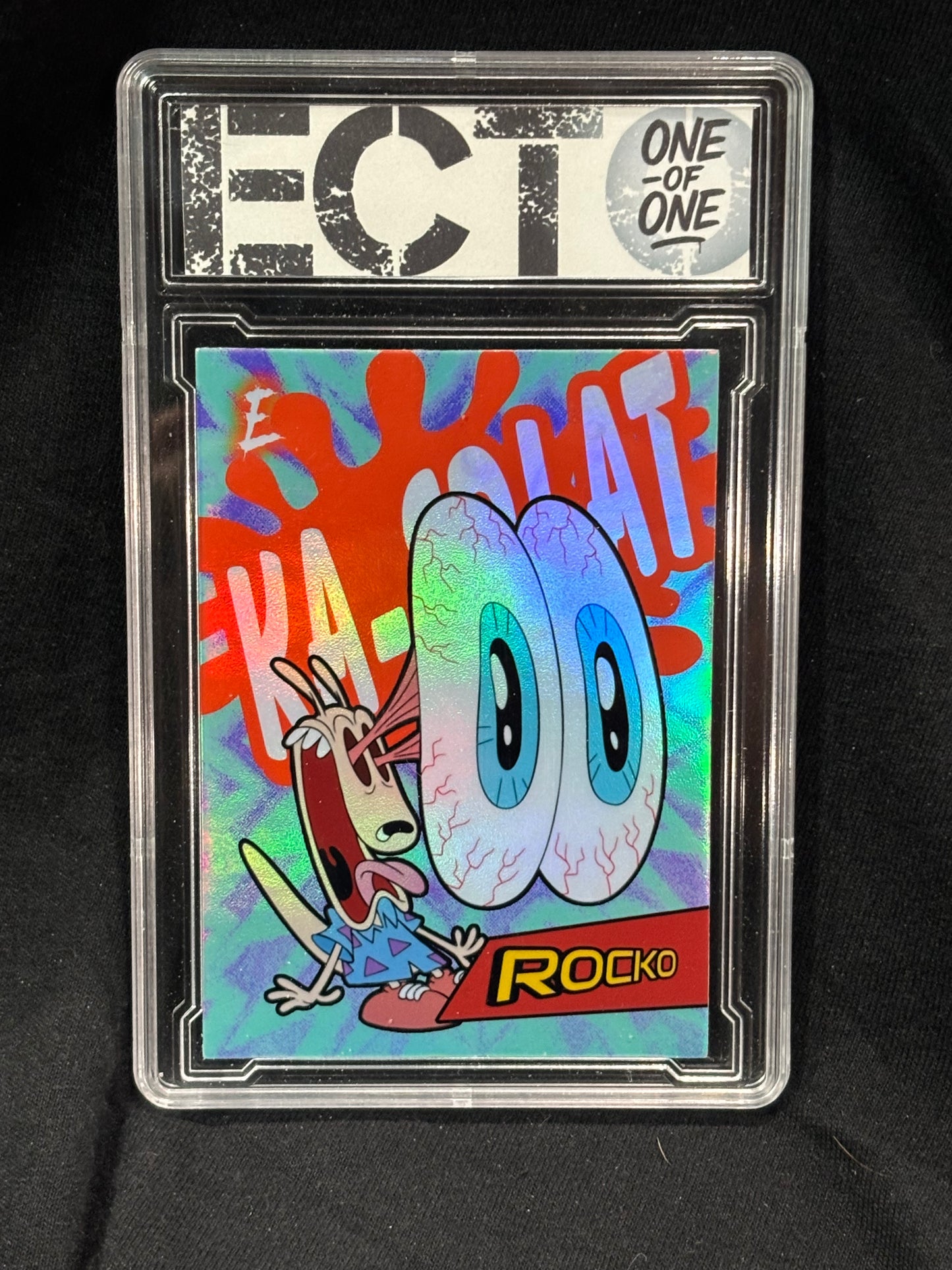 Rocko – "Ka-Splat" – (Boom-Verse 1/1 Custom Card + 8x10 Companion)