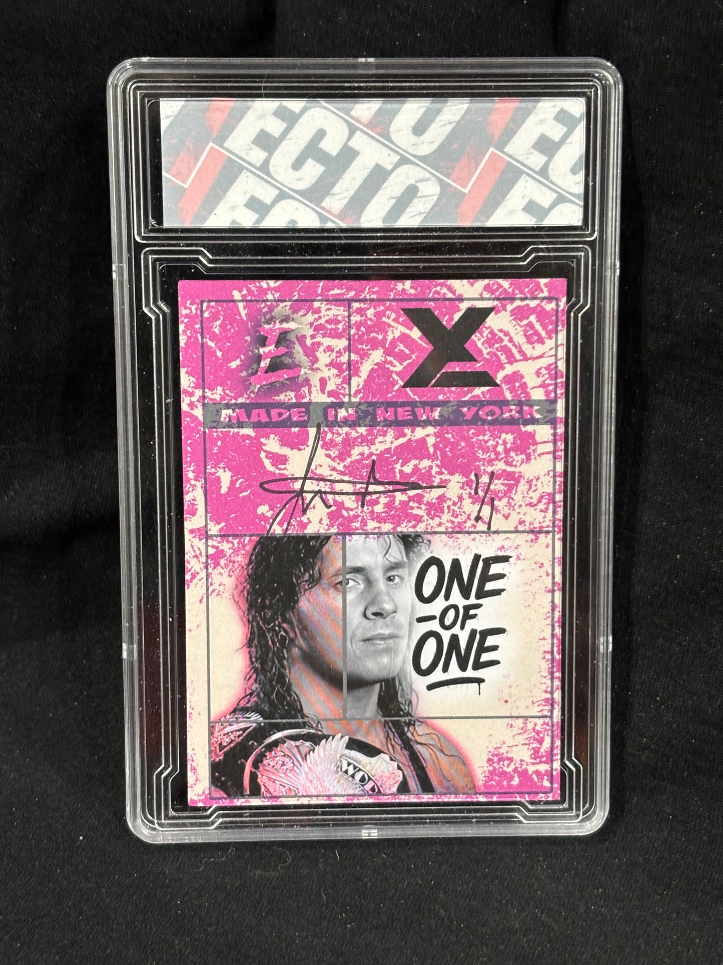 Bret Hart – "WWF King of the Ring Relic Set" – (Ecto Selecto 8x10 Print / Slabbed Card)