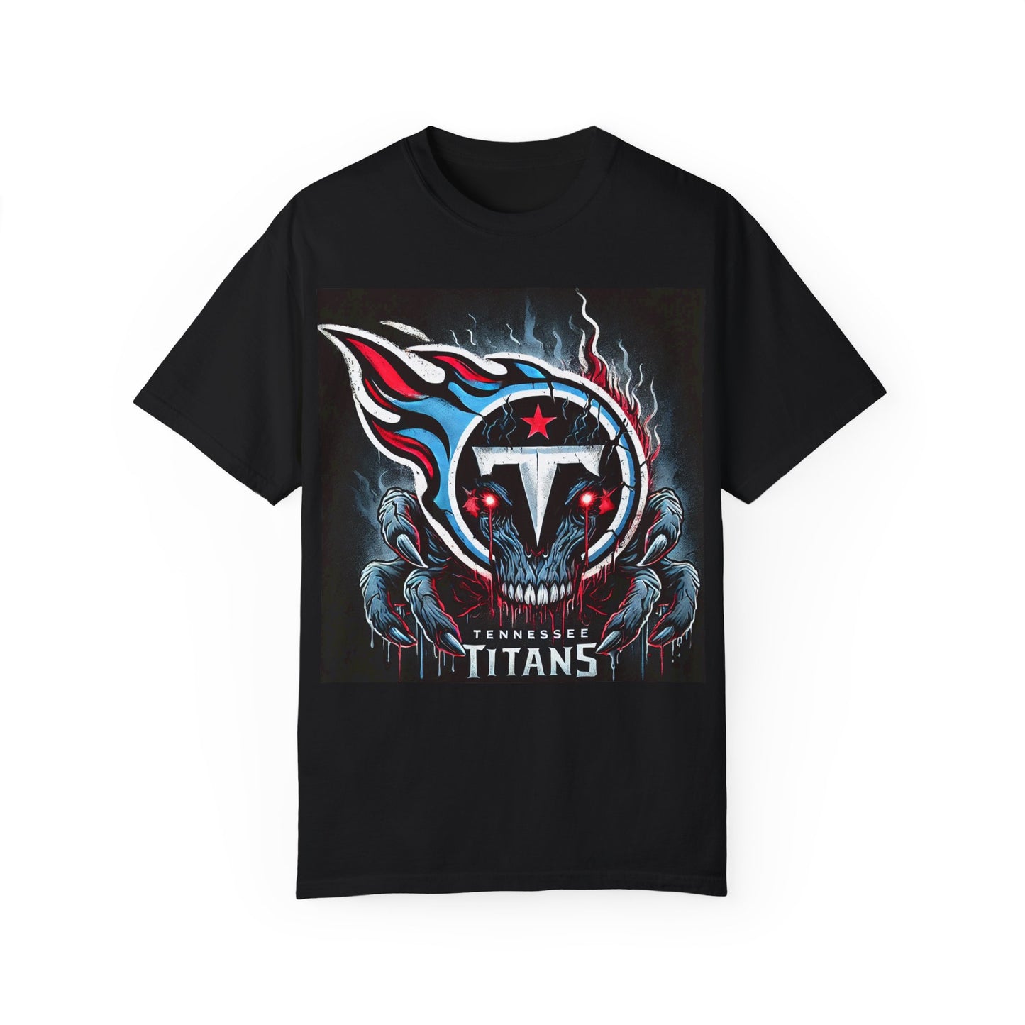 Horror Tennesse Titan Monster T-Shirt - Dark Fantasy Football Warrior Design