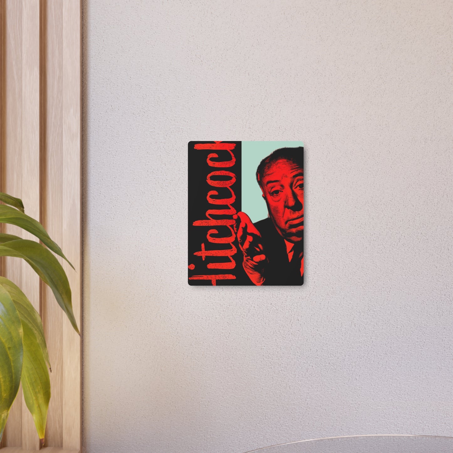Alfred Hitchcock – "Masters of Suspense" – (Metal Wall Art Print)