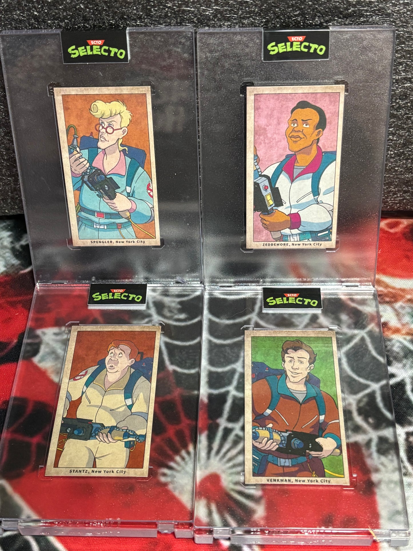 Ghostbusters T206-Inspired Custom Trading Card Set – Complete 4-Card Bundle