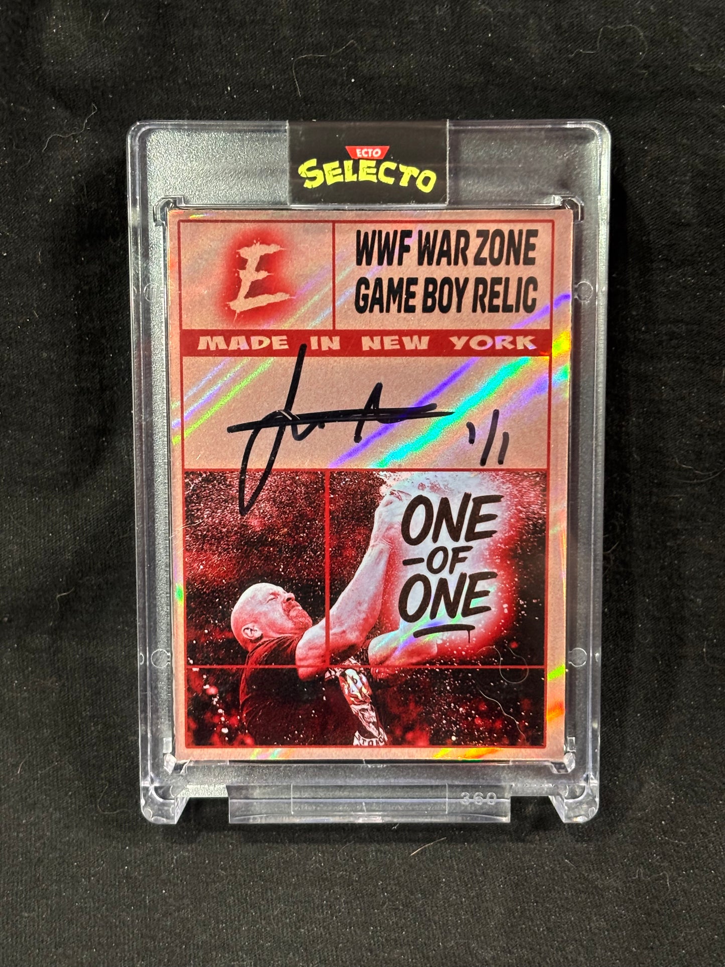 Stone Cold Steve Austin – "WWF War Zone Relic Set" – (Ecto Selecto 1/1 Collection)