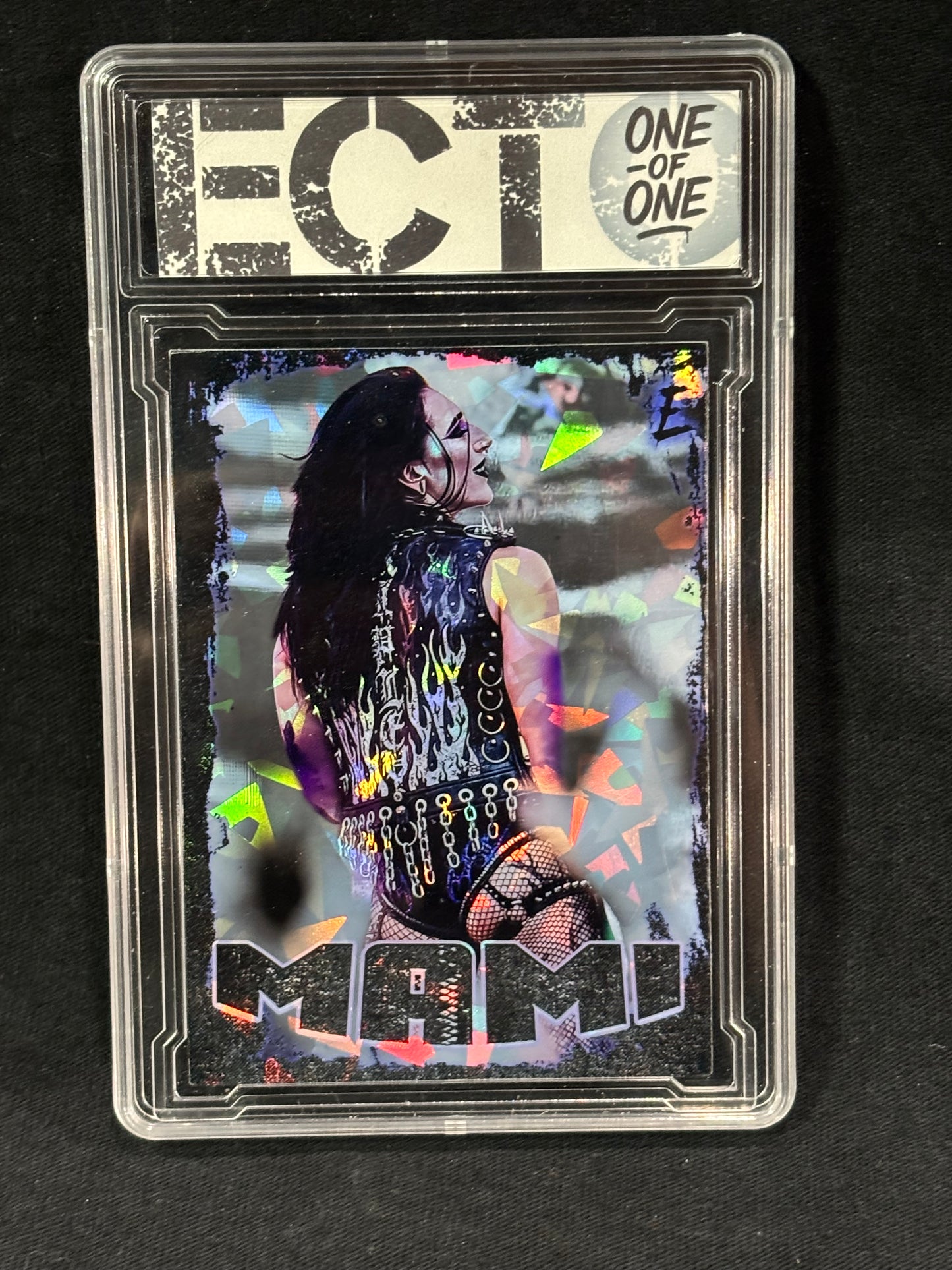 MAMI – "Cracked Ice Holofoil 1/1 Set" – (Ecto Selecto Custom Wrestling Cards)