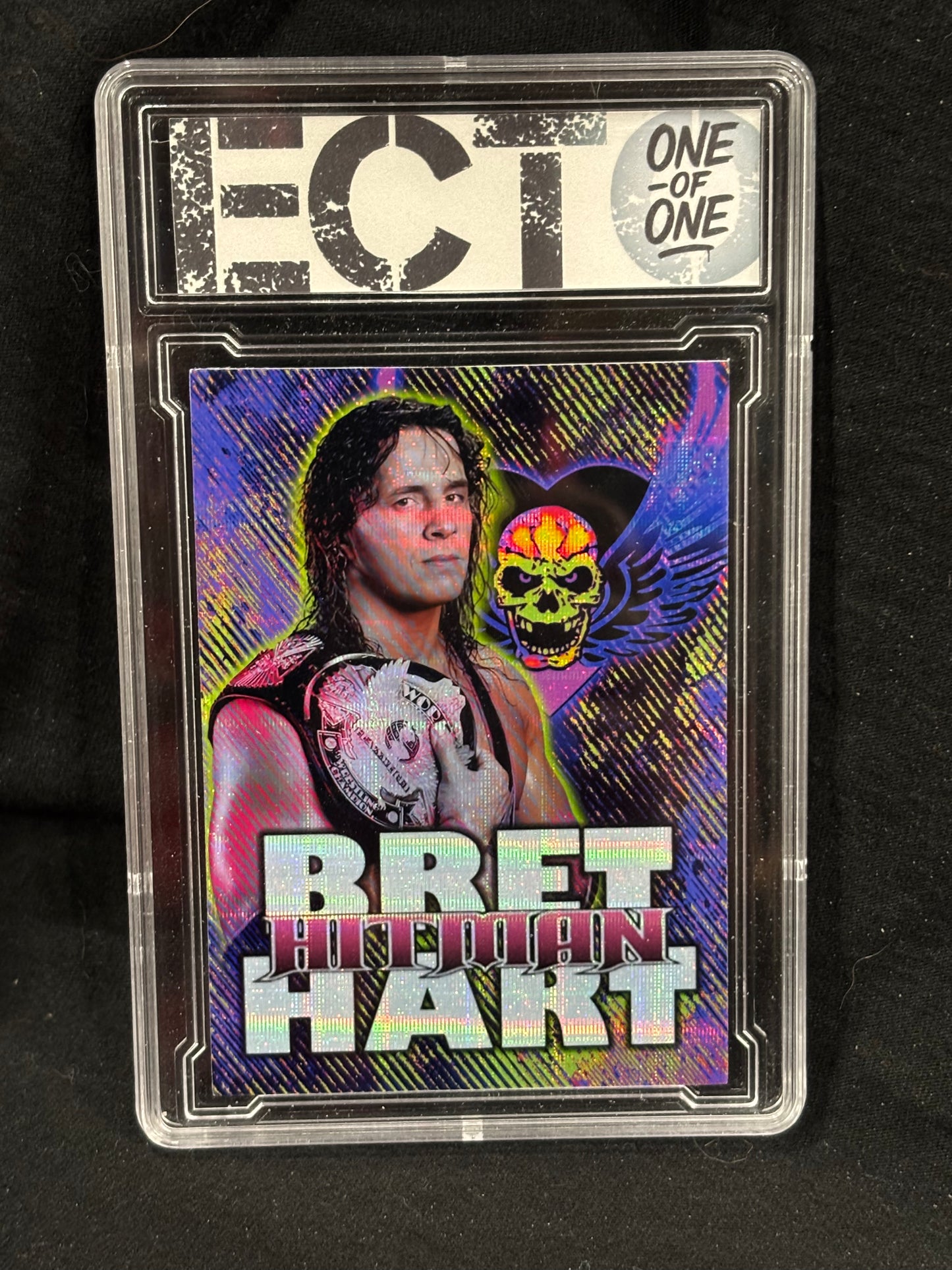Bret Hart – "WWF King of the Ring Relic Set" – (Ecto Selecto 8x10 Print / Slabbed Card)