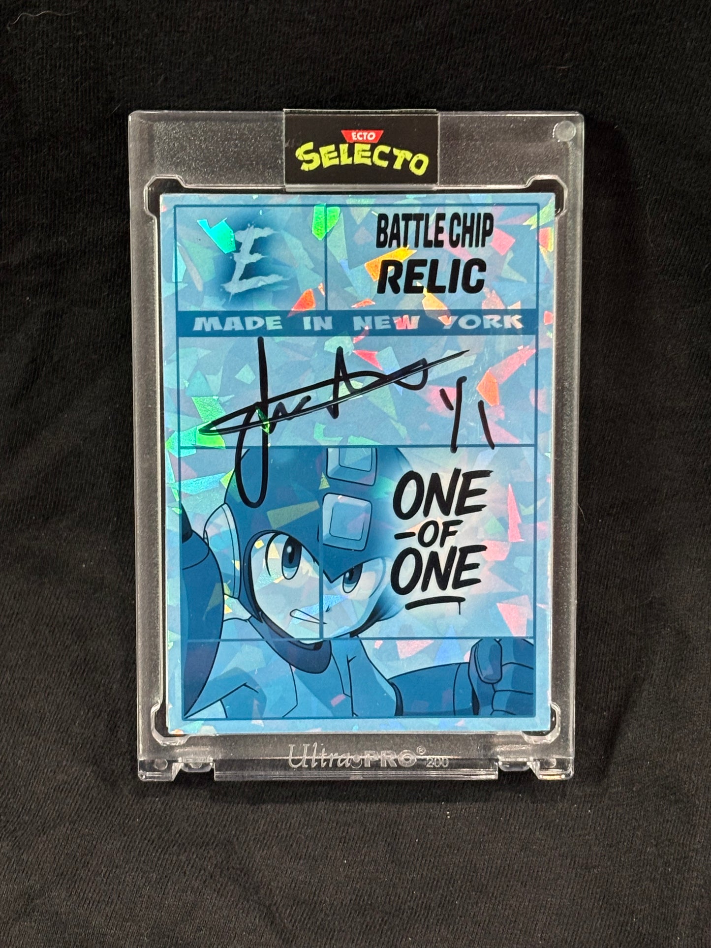 Mega Man – "Battle Chip Relic" – (1/1 Custom Cards)