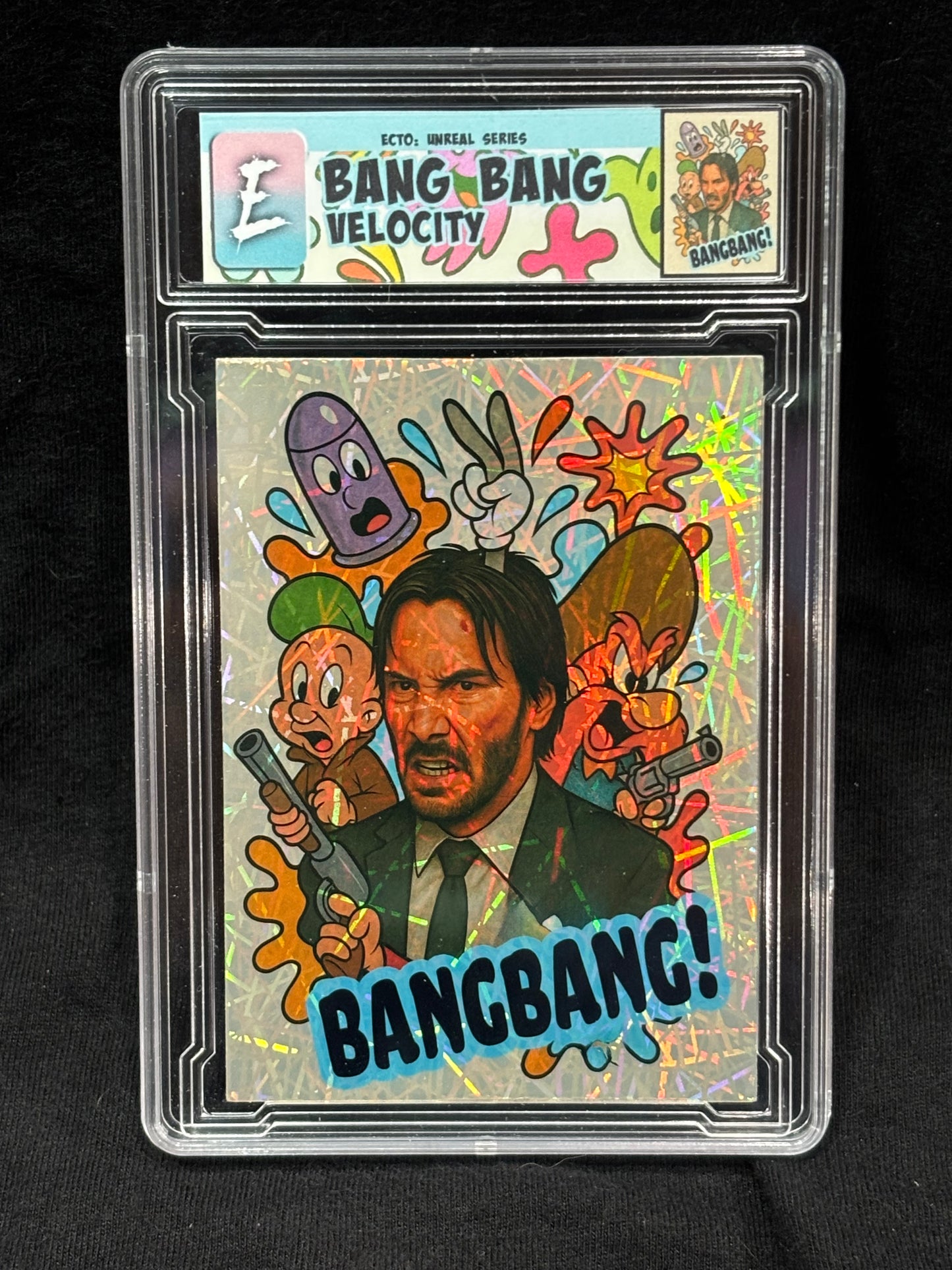 Bang Bang – John Wick x Looney Tunes Mash-Up – Ecto: Unreal Series – 1/1 Custom Art Card