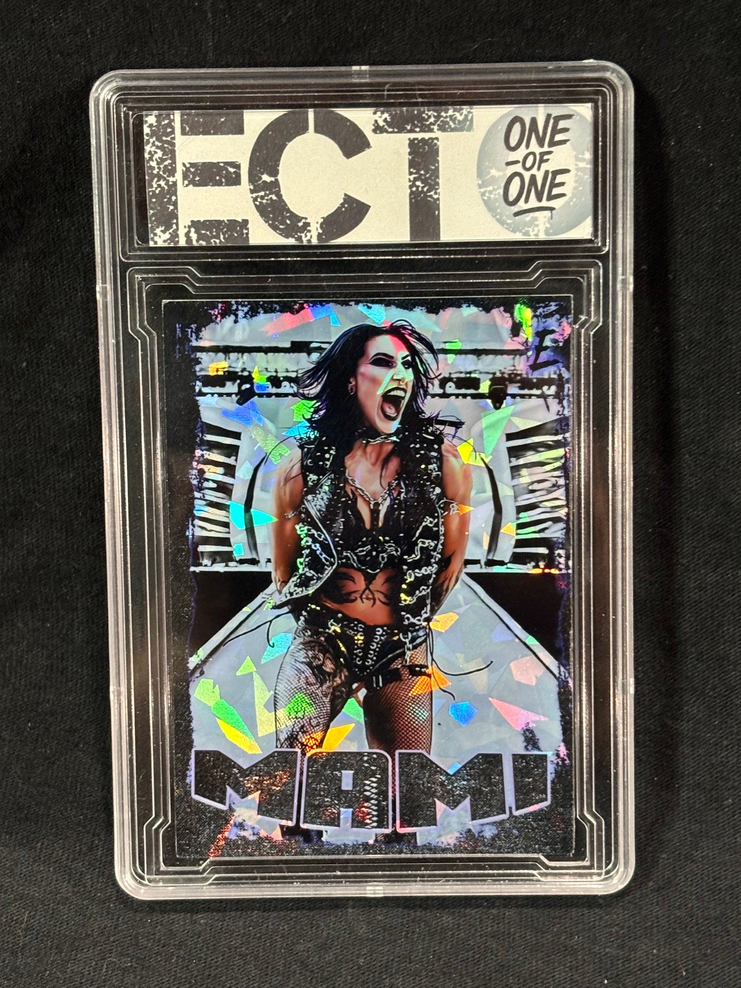 MAMI – "Cracked Ice Holofoil 1/1 Set" – (Ecto Selecto Custom Wrestling Cards)