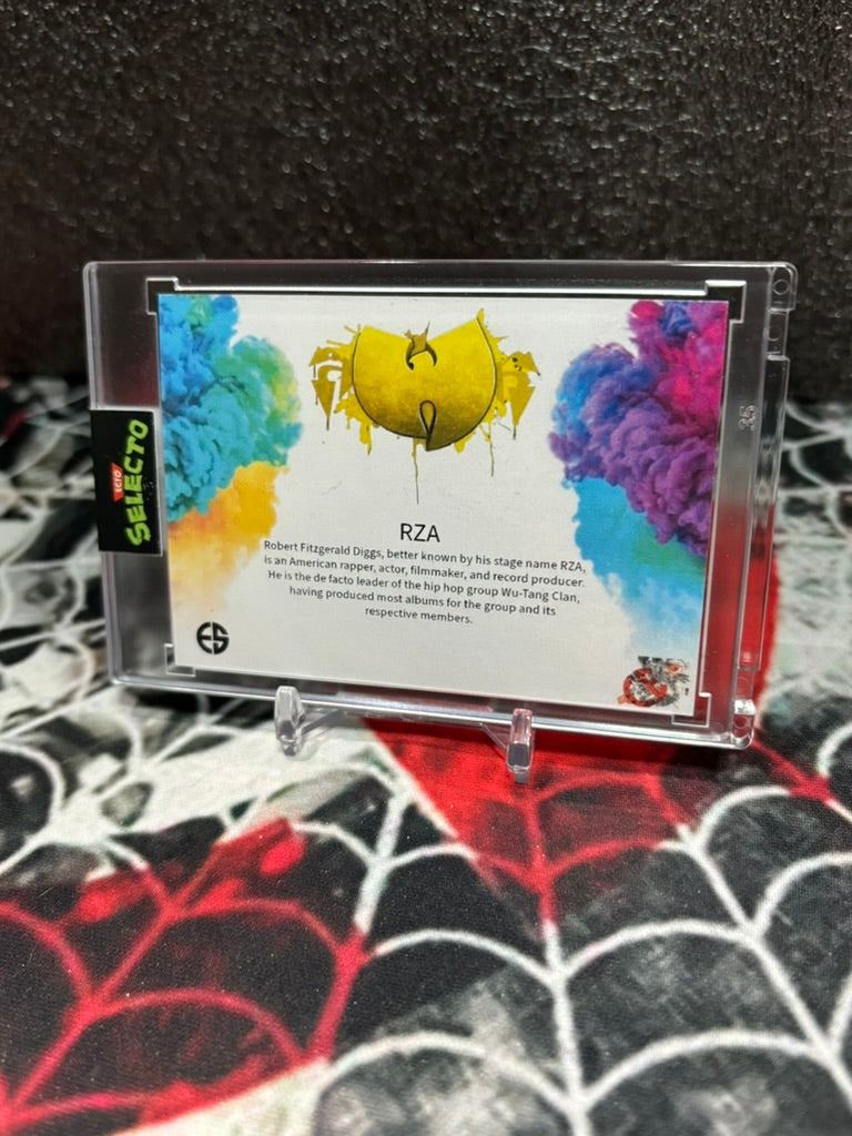 RZA Wu-Tang Clan Custom Colorblast-Inspired Trading Card