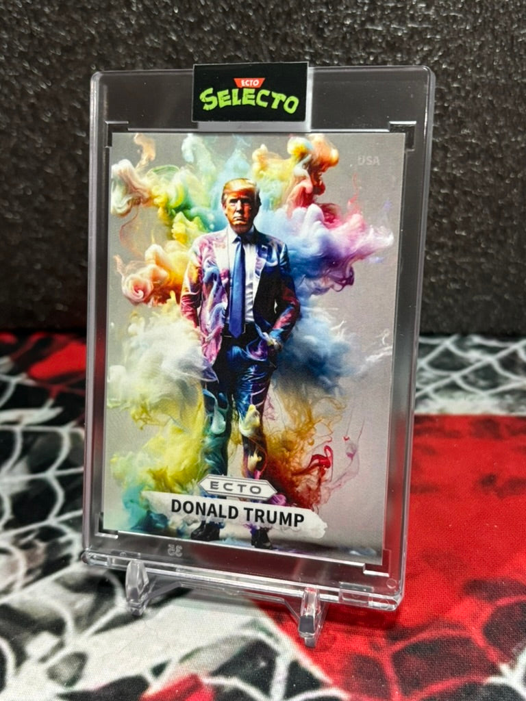 Donald Trump Color Blast-Inspired Custom Trading Card – Limited Edition
