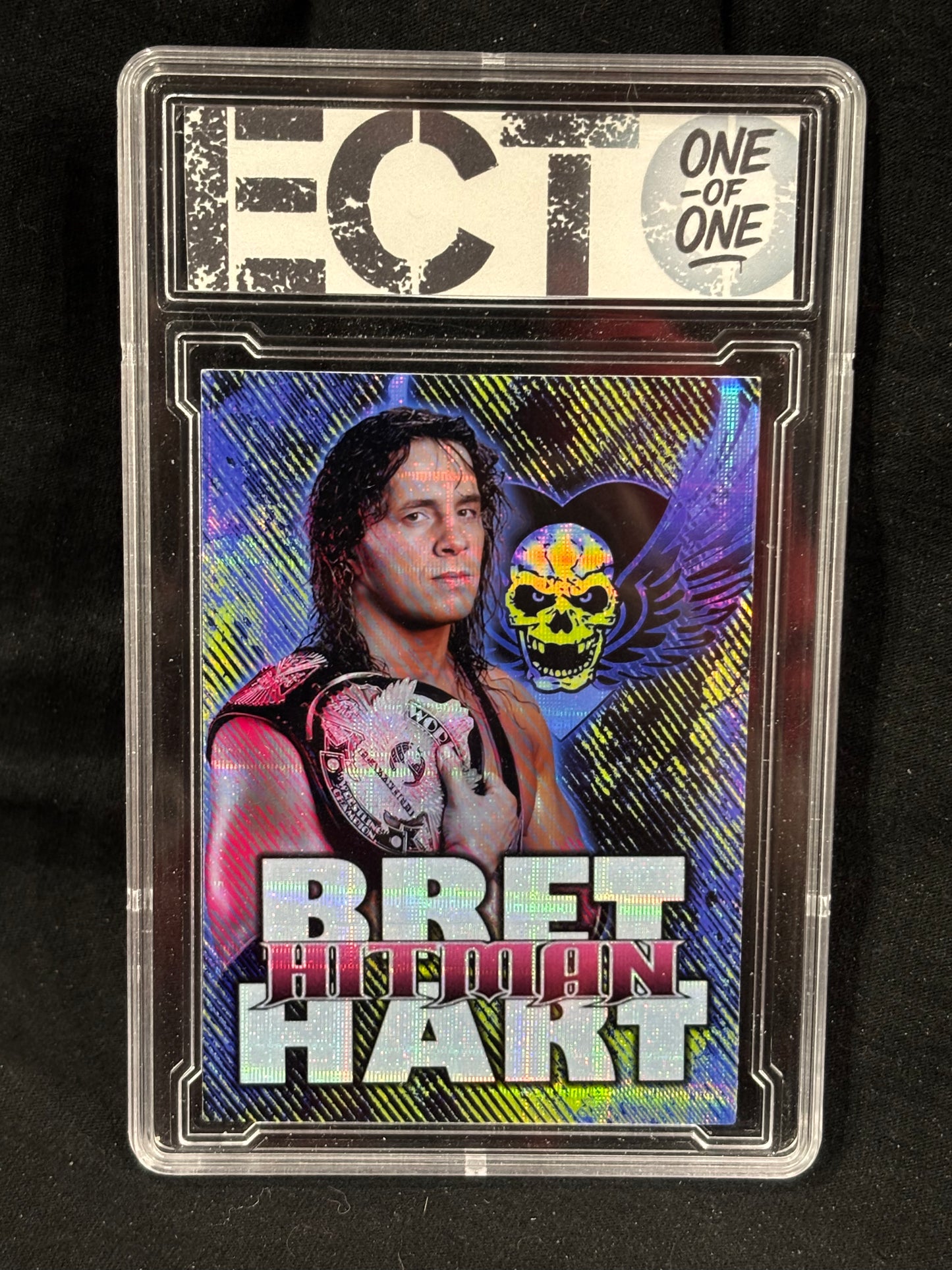 Bret Hart – "WWF King of the Ring Relic Set" – (Ecto Selecto 8x10 Print / Slabbed Card)