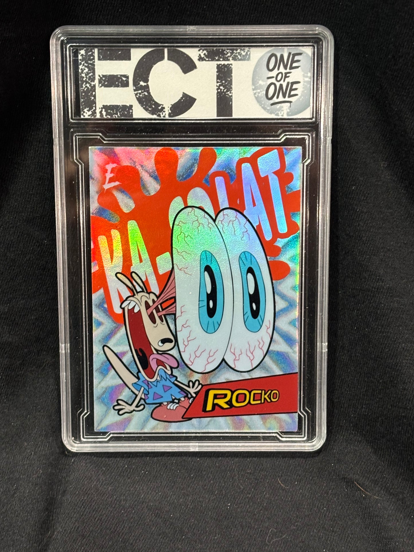 Rocko – "Ka-Splat" – (Boom-Verse 1/1 Custom Card + 8x10 Companion)