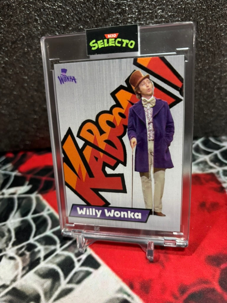 Willy Wonka "KABOOM!" Custom Trading Card – Golden Ticket Edition! 🍫✨