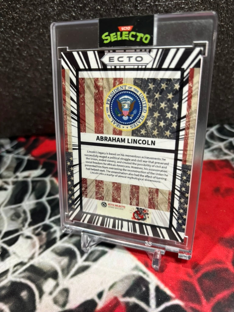 Abraham Lincoln "MANGA" Custom Trading Card – The Emancipator Unleashed! ⚡🇺🇸