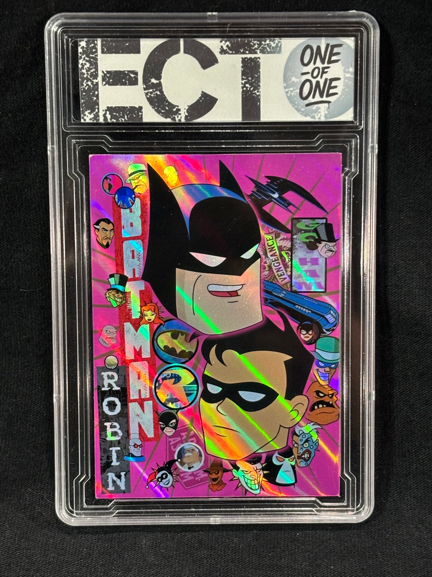Batman & Robin – "Animated Rogues Gallery" – (Ecto Selecto Custom 1/1 Holo Cards)