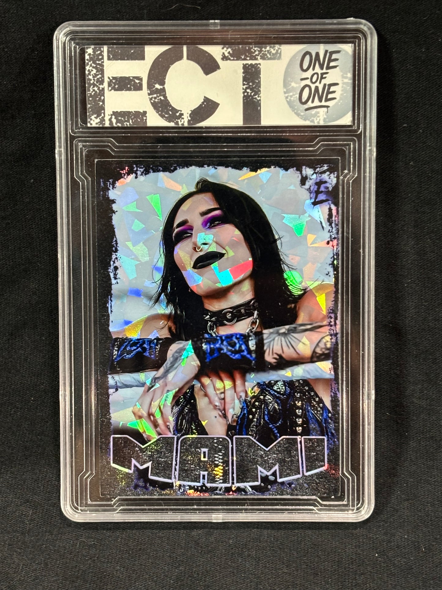MAMI – "Cracked Ice Holofoil 1/1 Set" – (Ecto Selecto Custom Wrestling Cards)