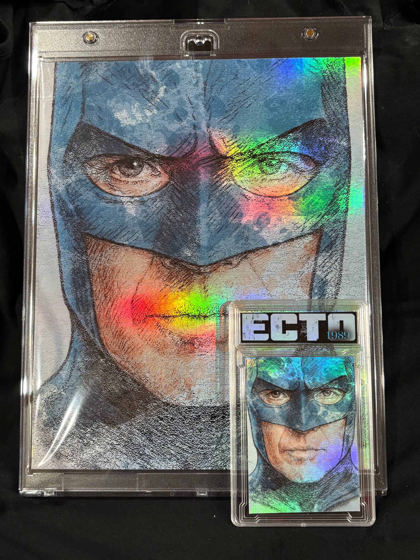 Batman 1989 – Half-Sketch Edition – Limited Mini & XL Set (Signed & Numbered – Acrylic Slab/Case)