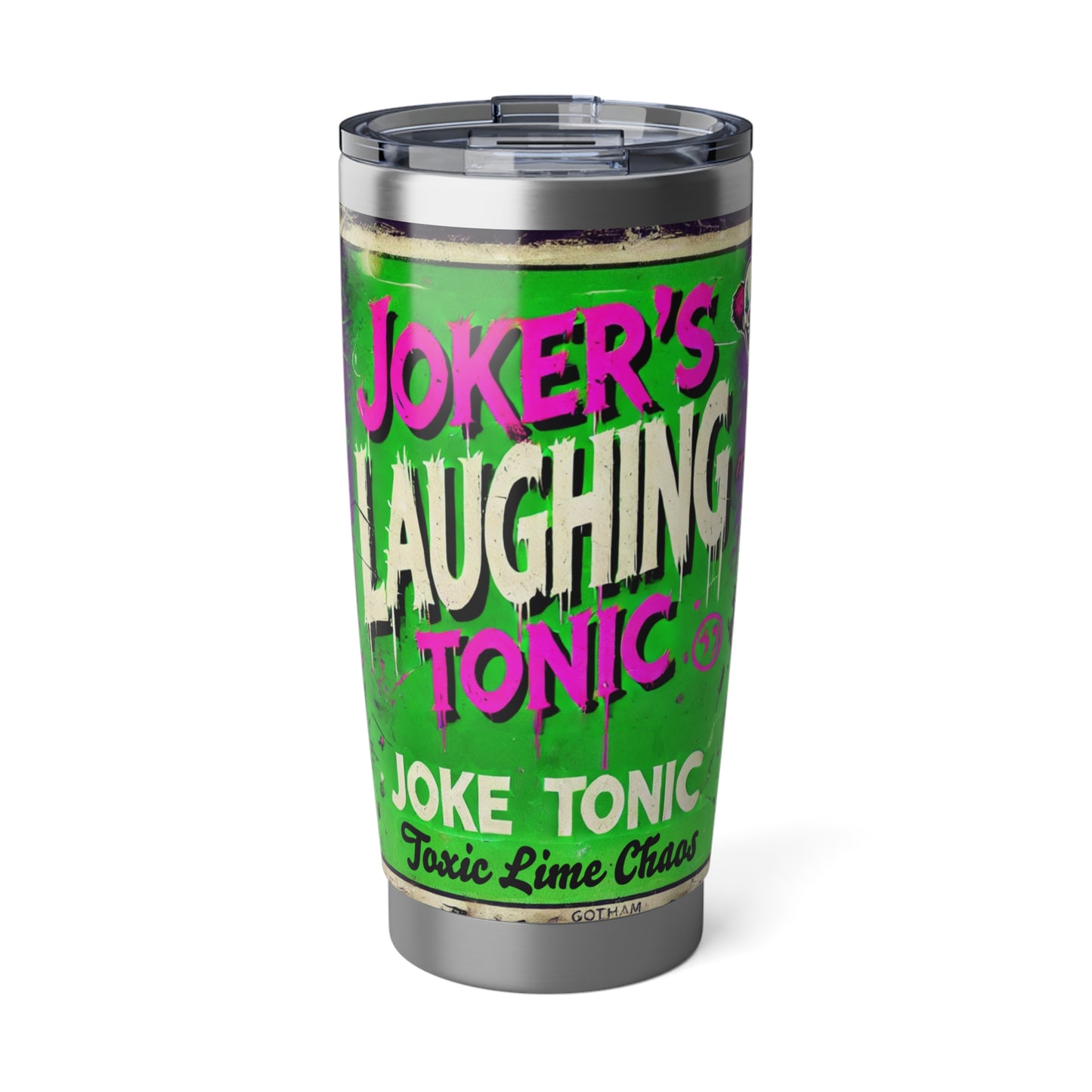 Custom Joker's Laughing Tonic Tumbler - Gotham's Wildest Drink!