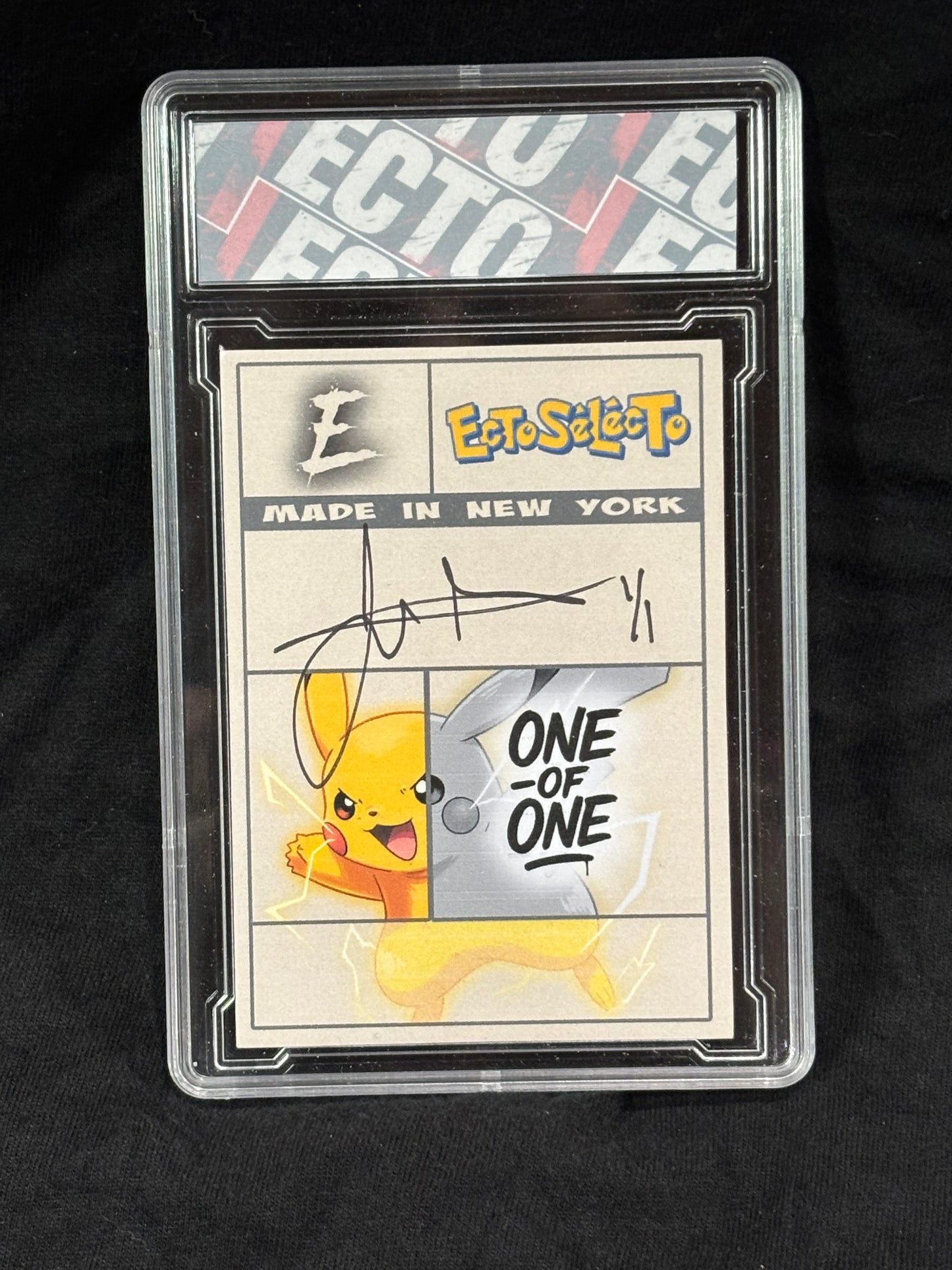 Pikachu – “Yellow Relic Edition” – (1/1 Relic & 1/1 Variants) – Custom Ecto Selecto Cards