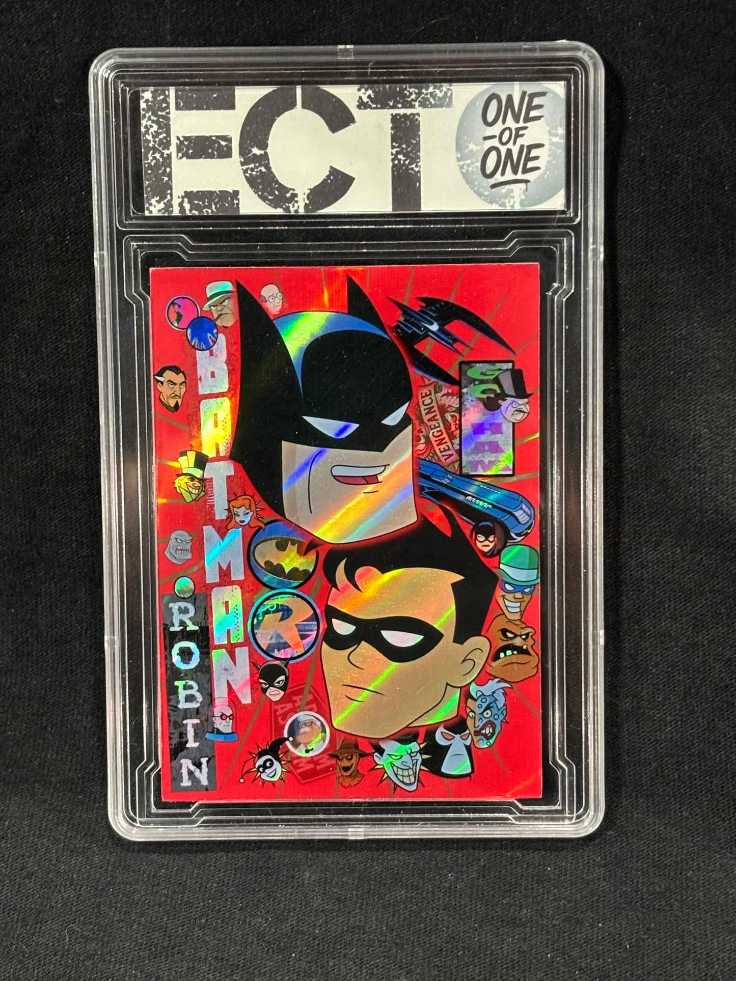 Batman & Robin – "Animated Rogues Gallery" – (Ecto Selecto Custom 1/1 Holo Cards)
