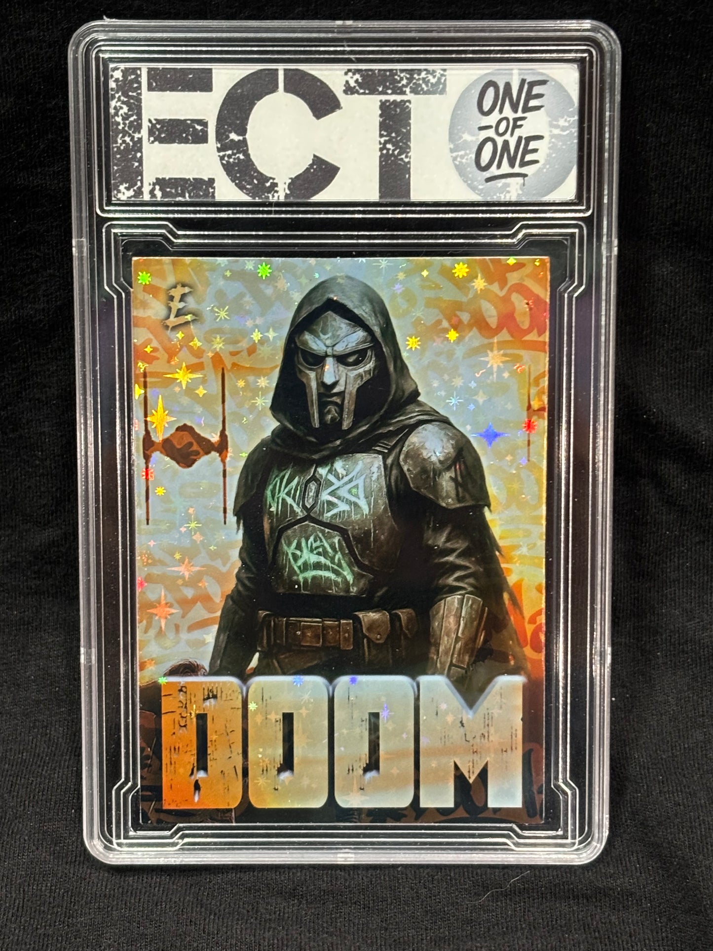 DOOM WARS – MF DOOM x Boba Fett Mash-Up – 1/1 Custom Art Card