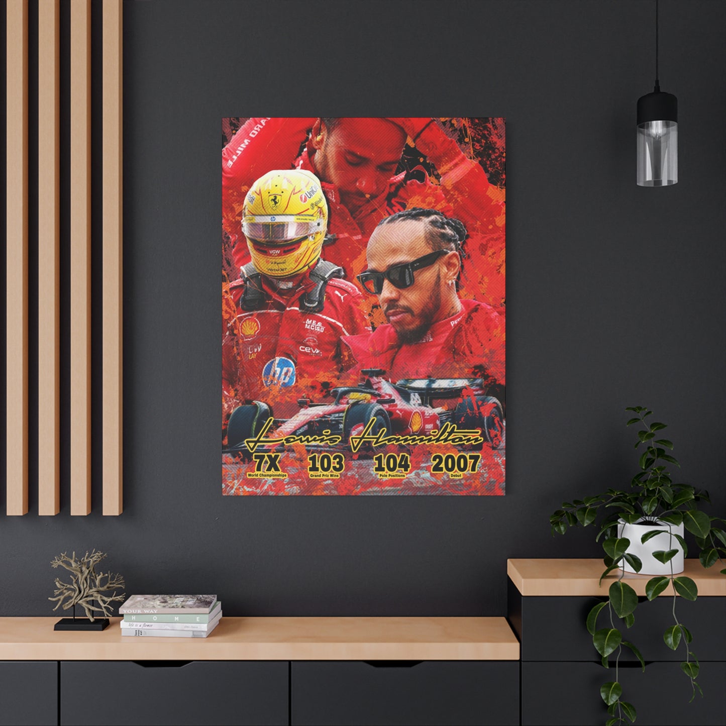 Lewis Hamilton Canvas Print – Legendary Legacy Series