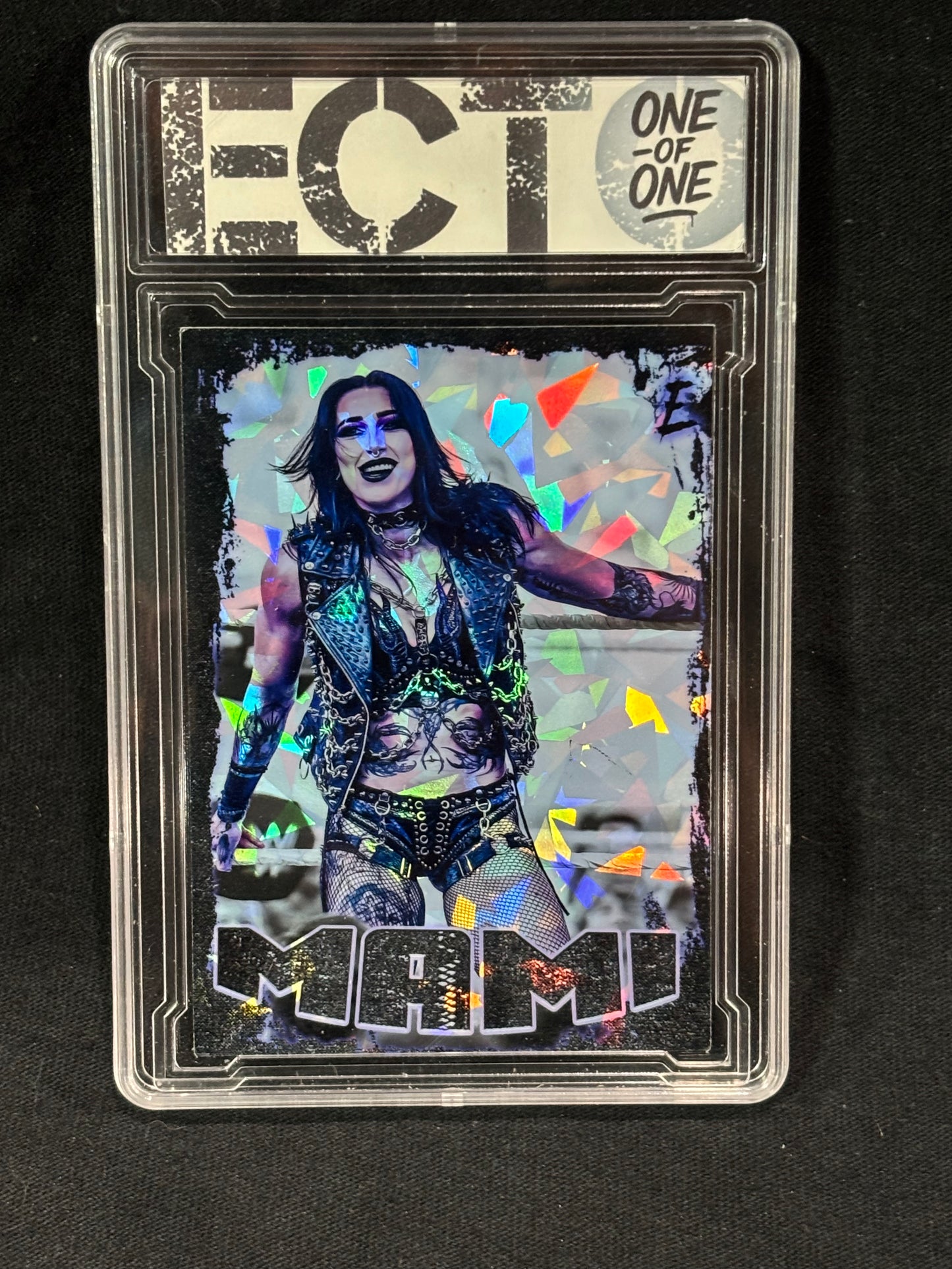 MAMI – "Cracked Ice Holofoil 1/1 Set" – (Ecto Selecto Custom Wrestling Cards)