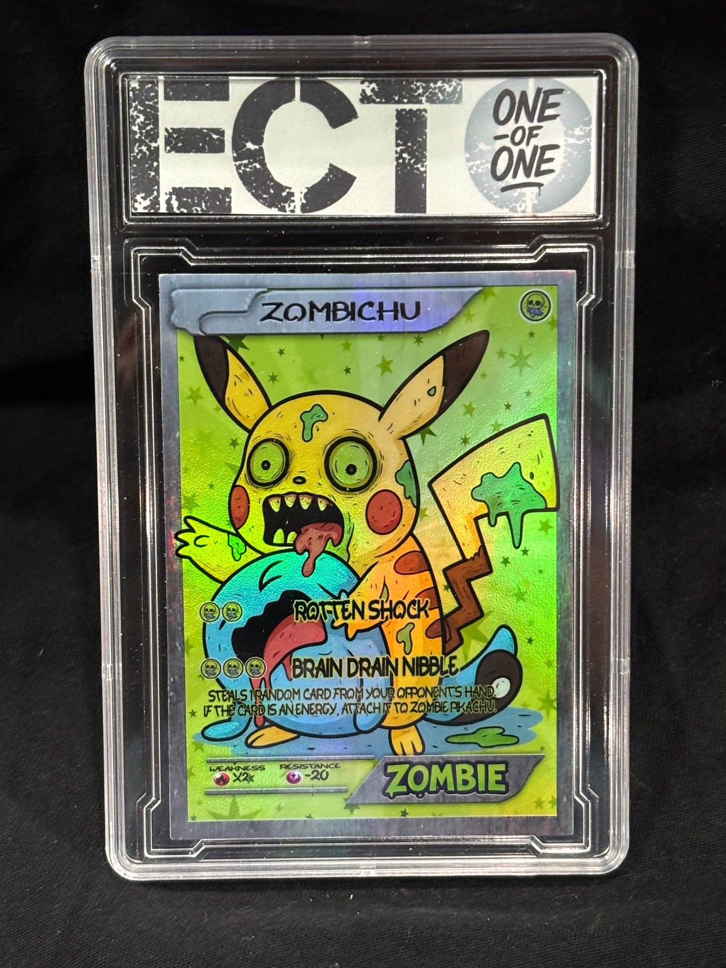 Zombichu – Ecto Horror Parody Card Set (1/1 Variants – Signed + Slabbed)