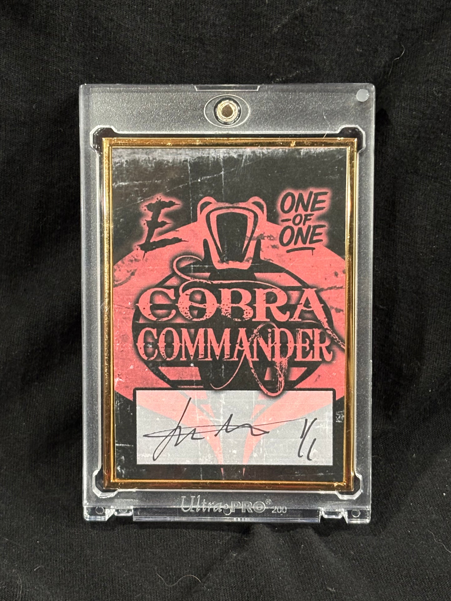 Cobra Commander – "Serpent’s Command" – (Ecto Selecto 1/1 Custom Card Set)