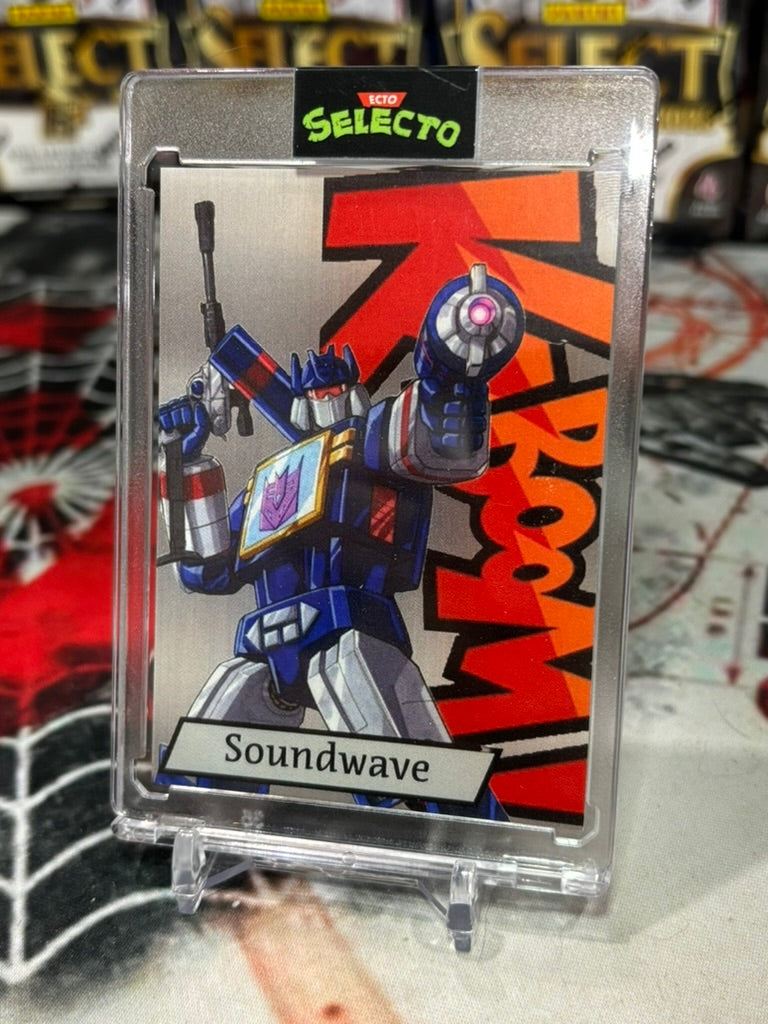Custom Transformers Soundwave Kaboom! Card – Ecto Selecto Edition – Explosive Collectible!