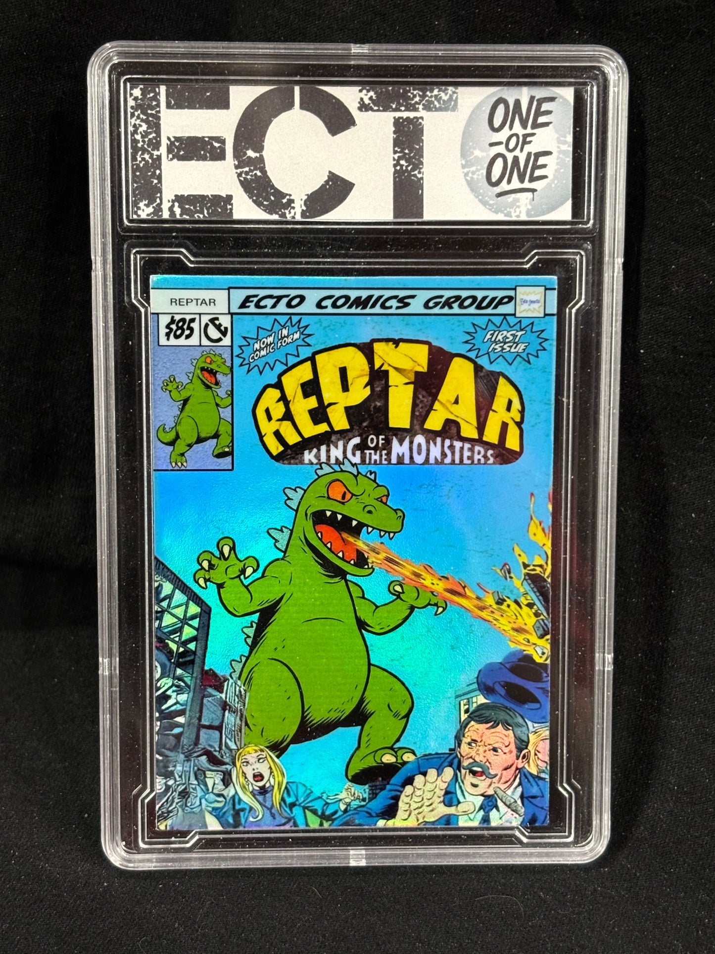 Reptar – "King of the Monsters" – (Custom 1/1 Comic Card)