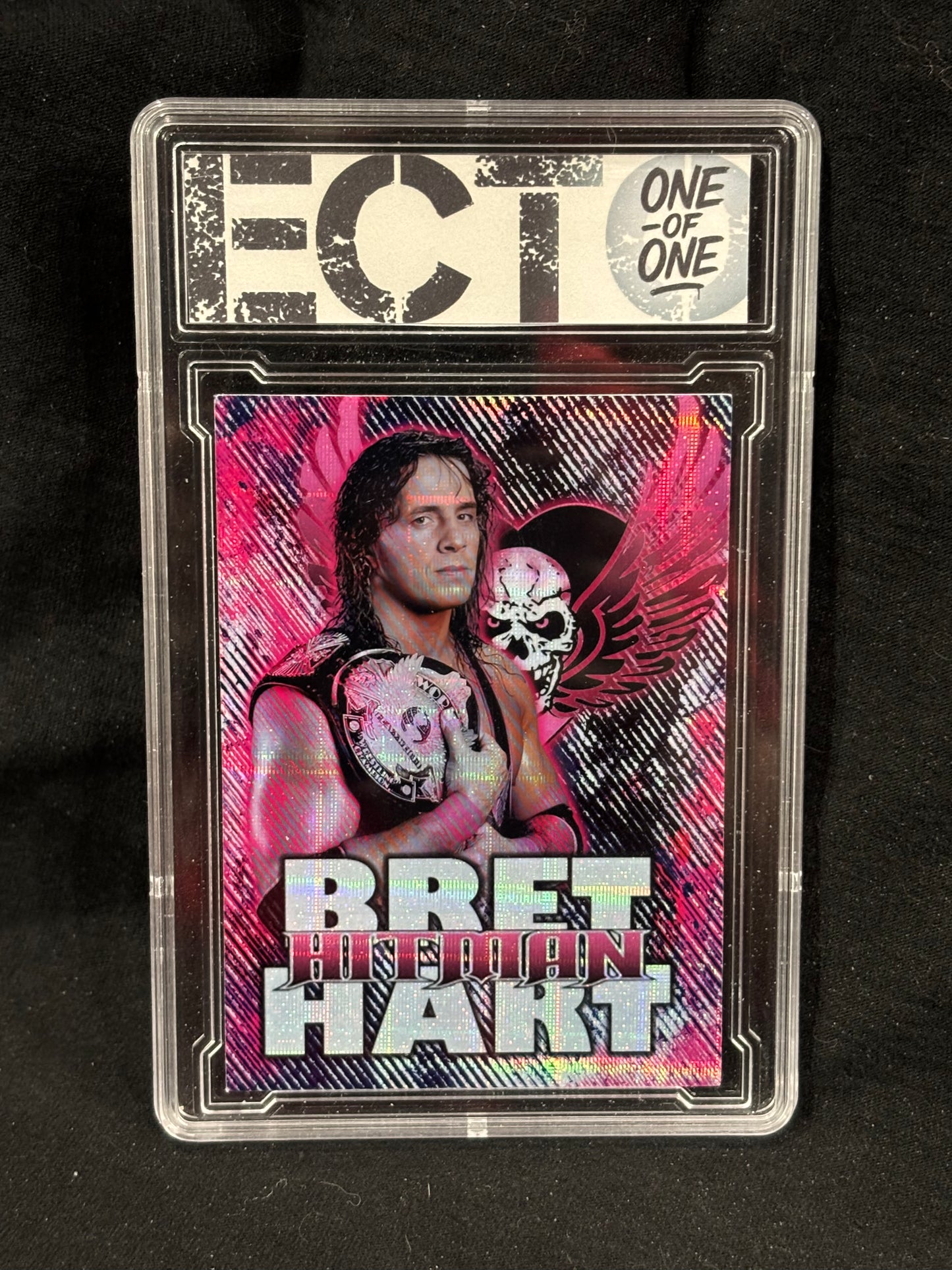 Bret Hart – "WWF King of the Ring Relic Set" – (Ecto Selecto 8x10 Print / Slabbed Card)