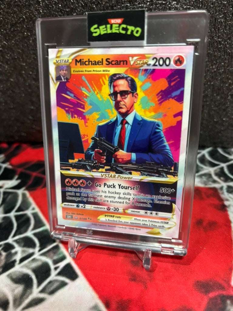 Michael Scarn VSTAR Custom Pokémon Card – Limited Edition